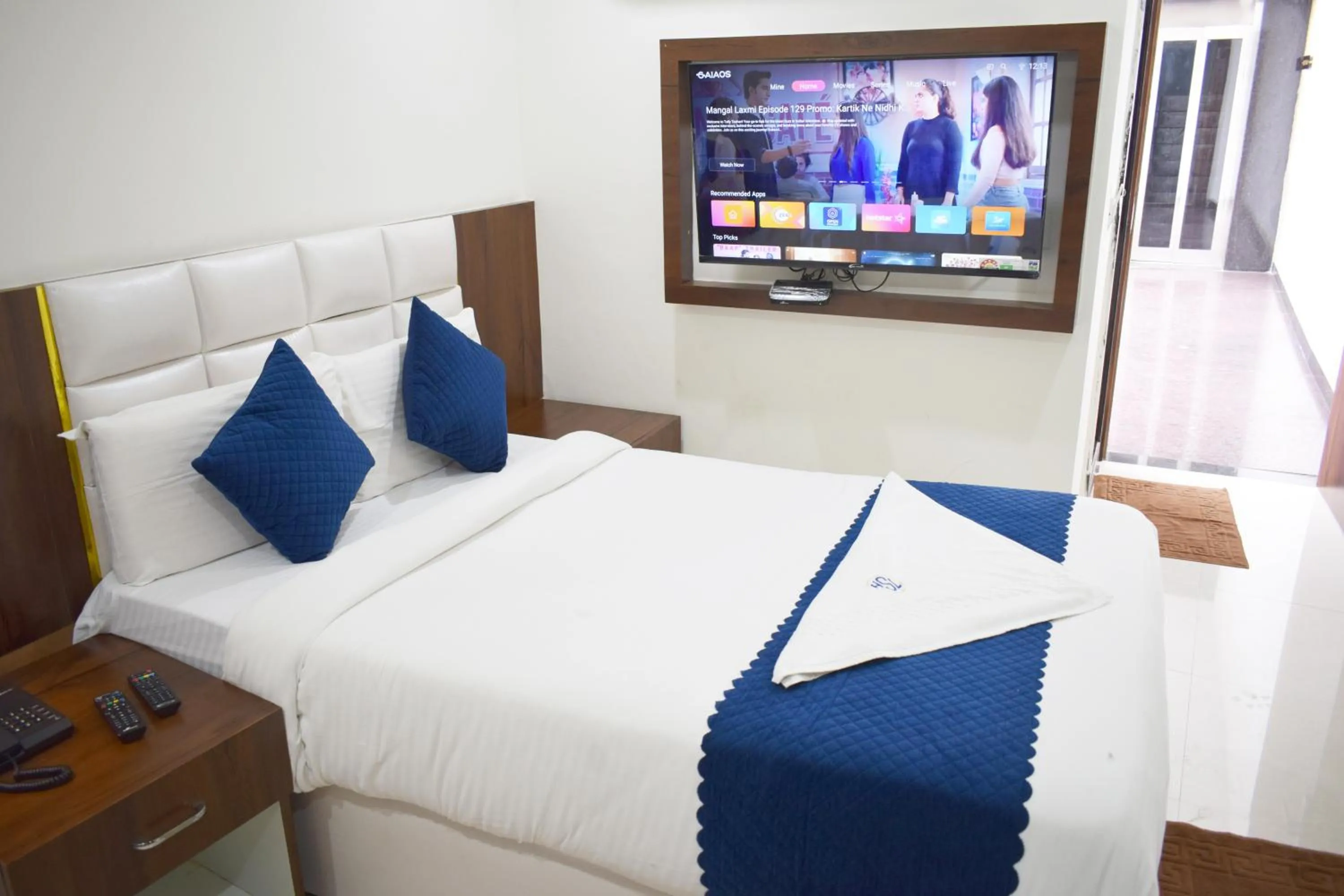 Bed in Hotel SkyLand