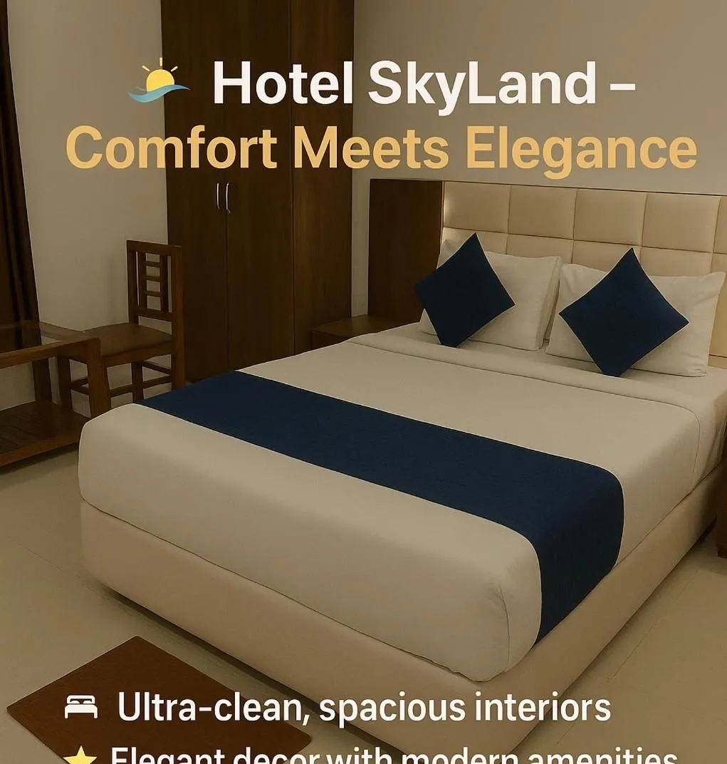 Bed in Hotel SkyLand