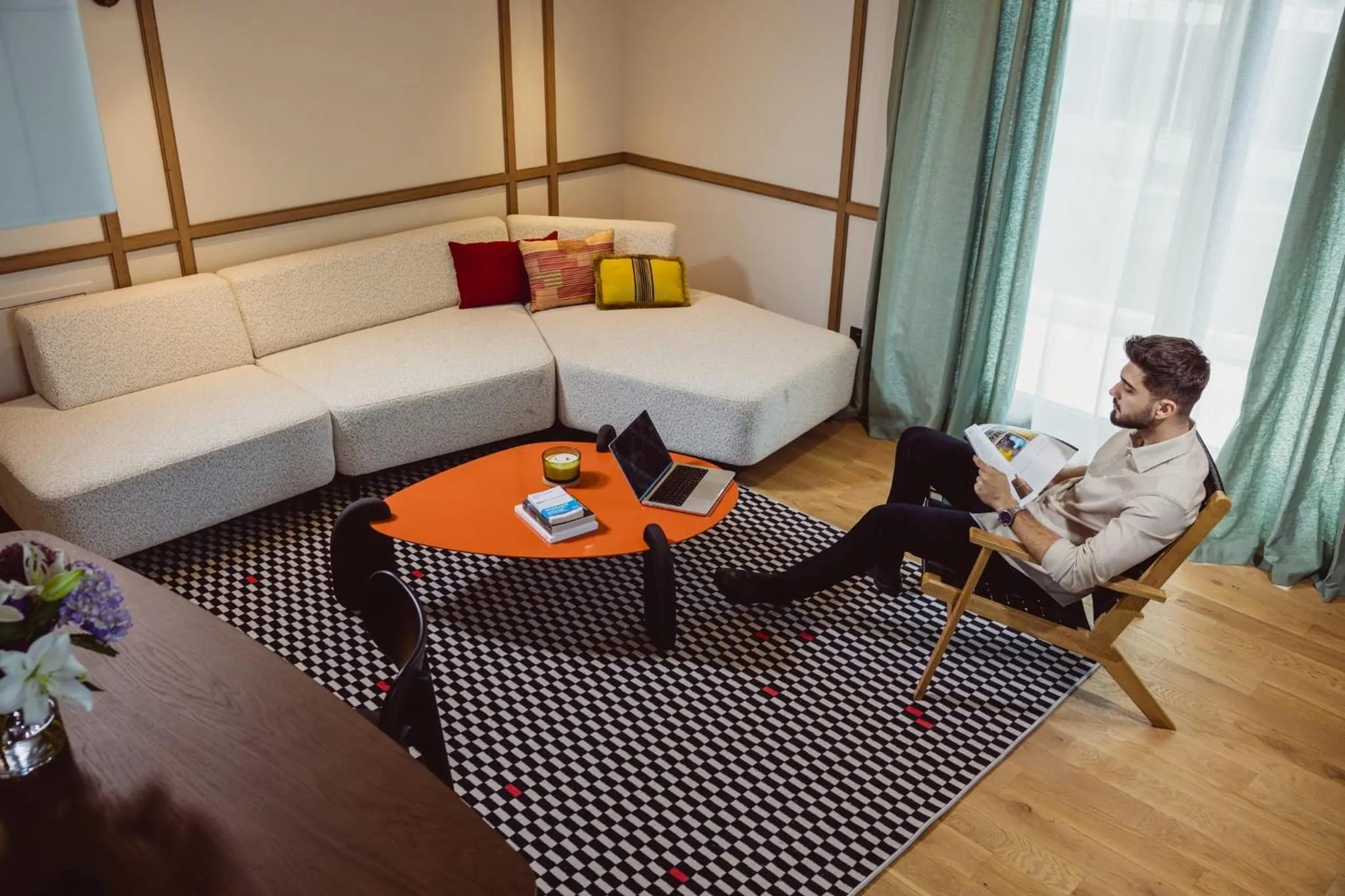 Living room in Aparthotel Craiova