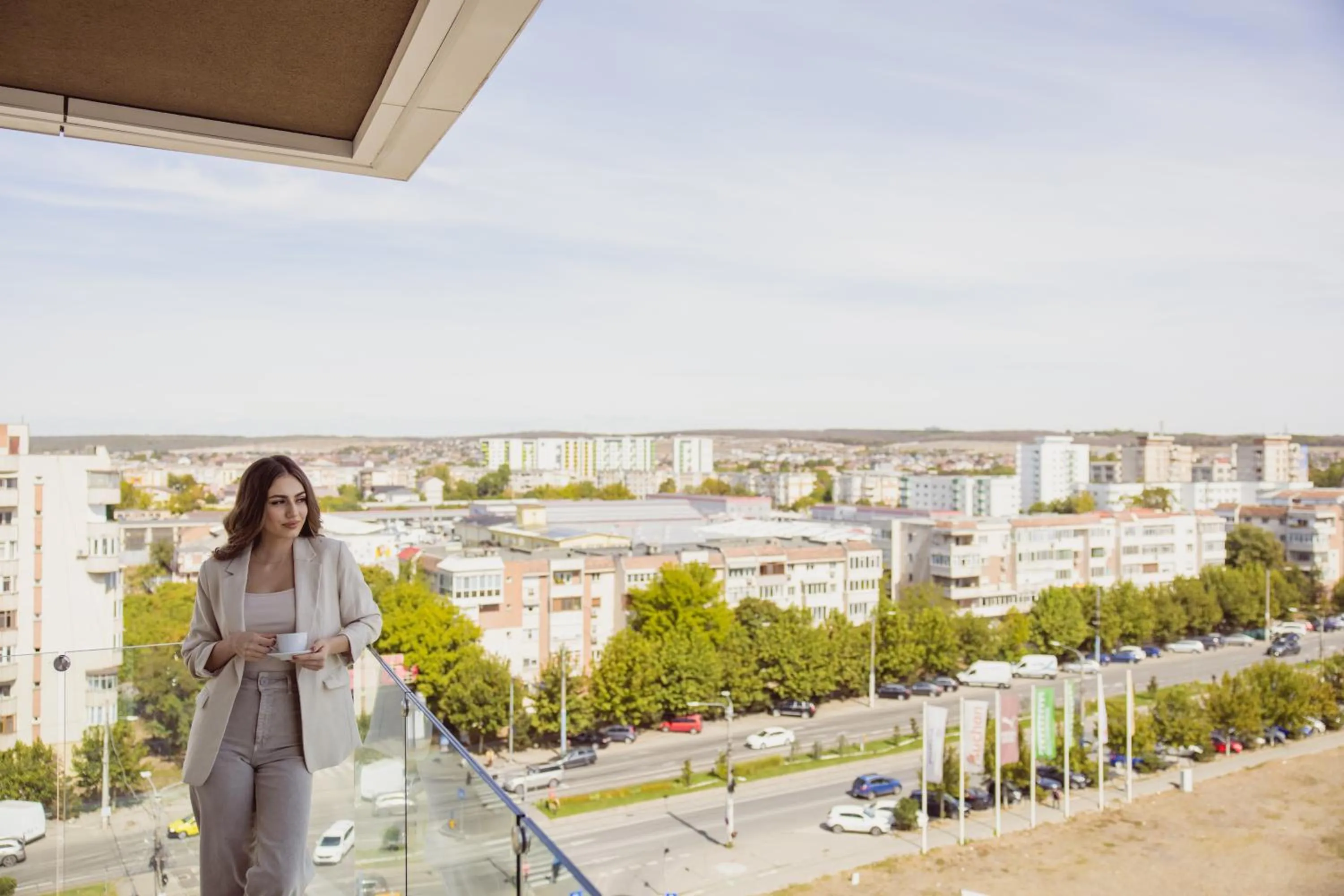 Balcony/Terrace in Aparthotel Craiova