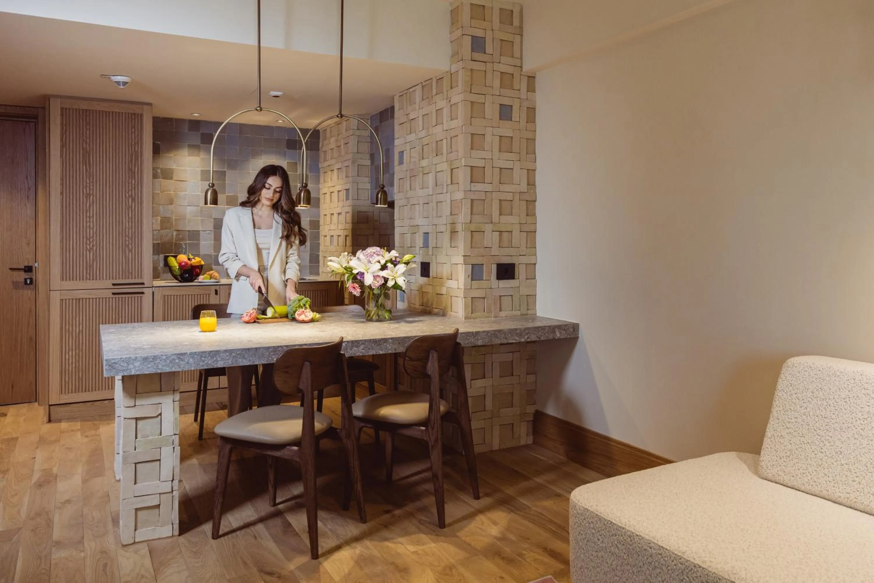 Dining area in Aparthotel Craiova