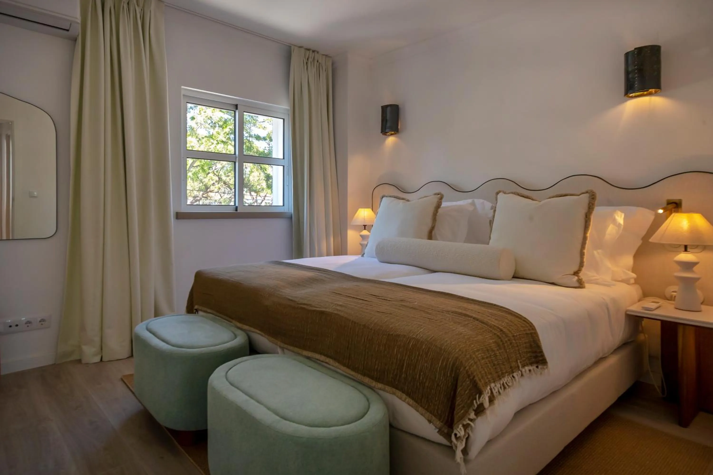 Bedroom in Villas d'Água Beachfront Resort