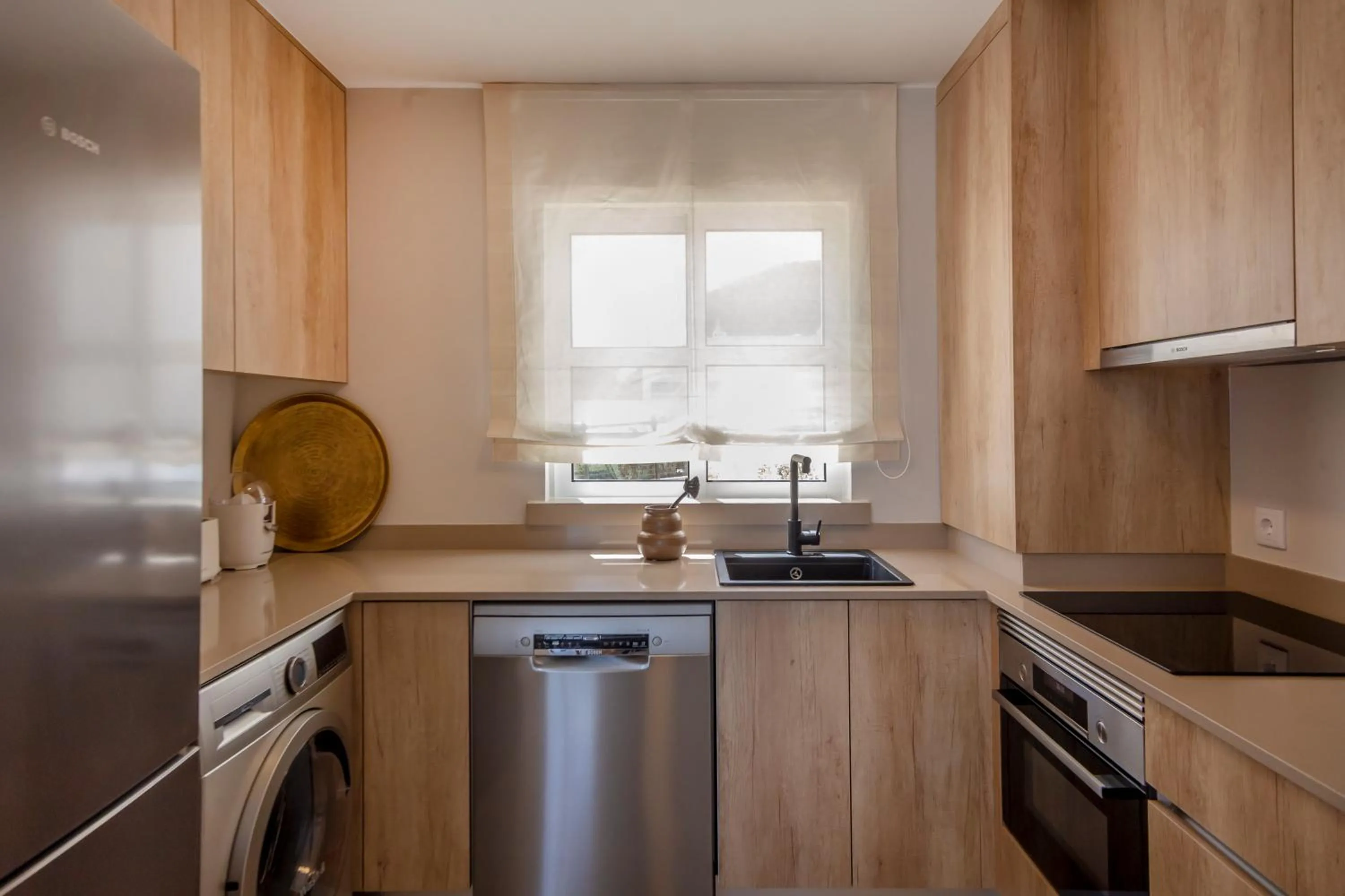 kitchen in Villas d'Água Beachfront Resort
