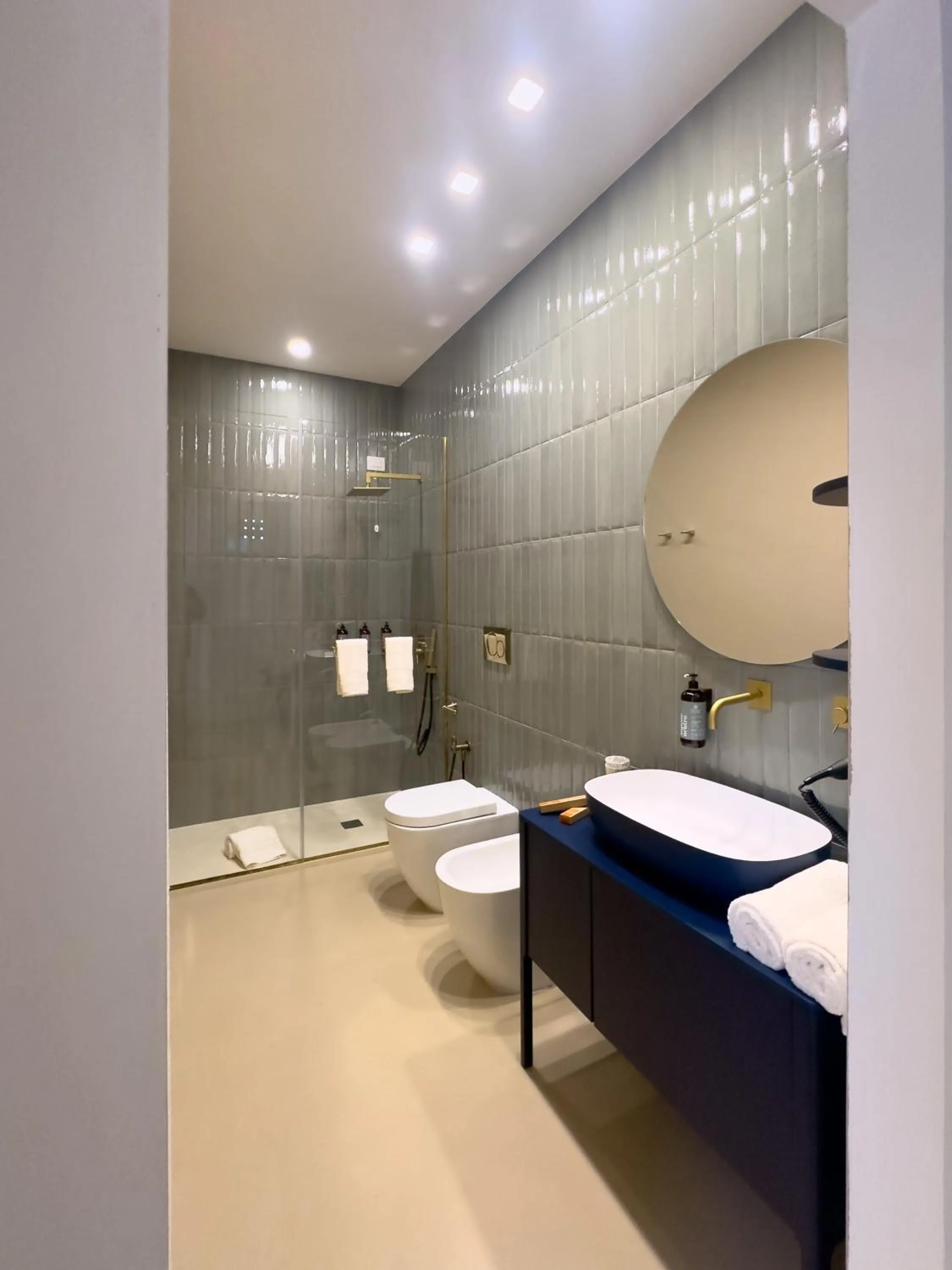 Shower in Villa Neviera Wine Resort & Spa by Cantine Due Palme