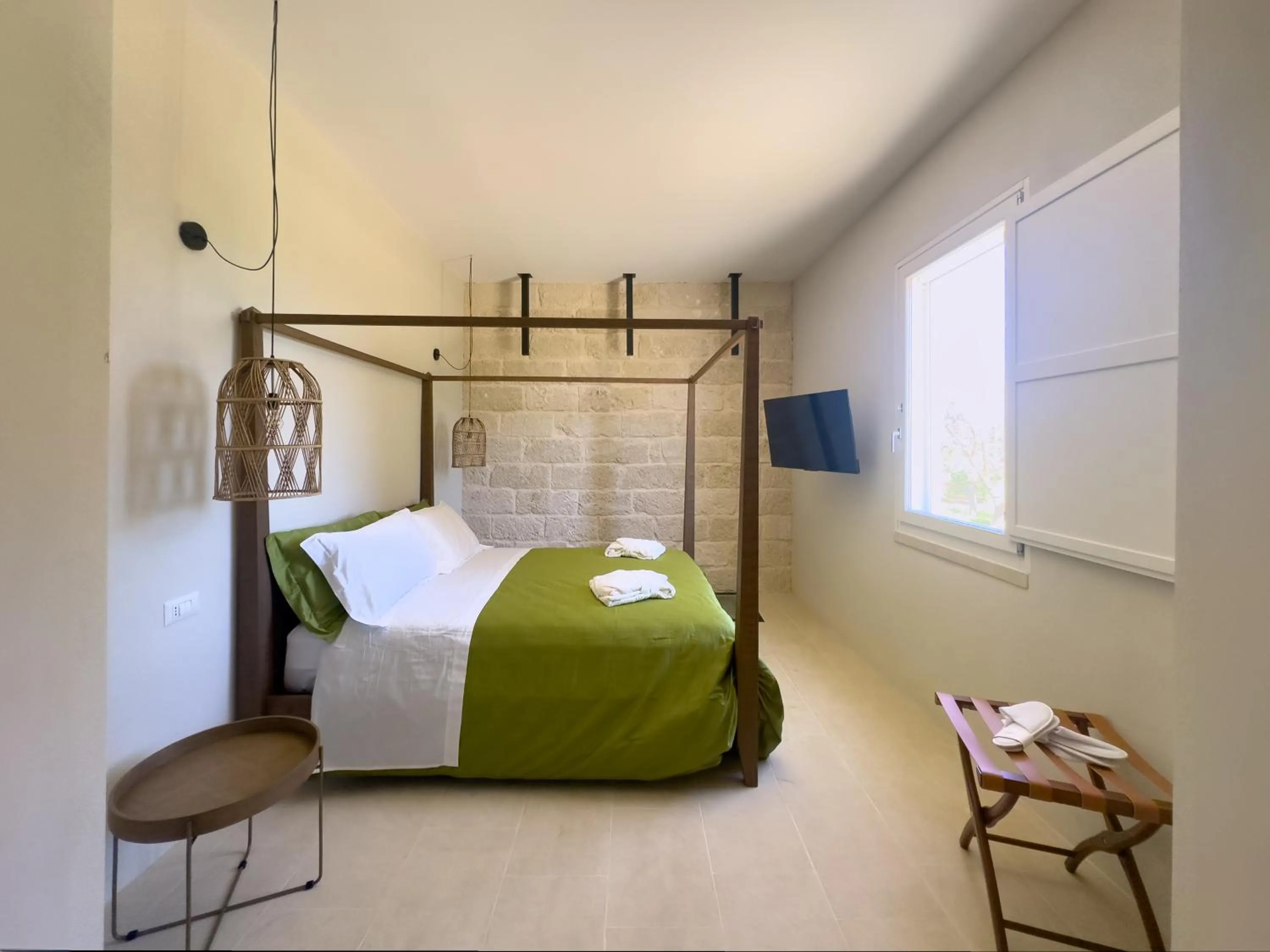 Bedroom, Bed in Villa Neviera Wine Resort & Spa by Cantine Due Palme