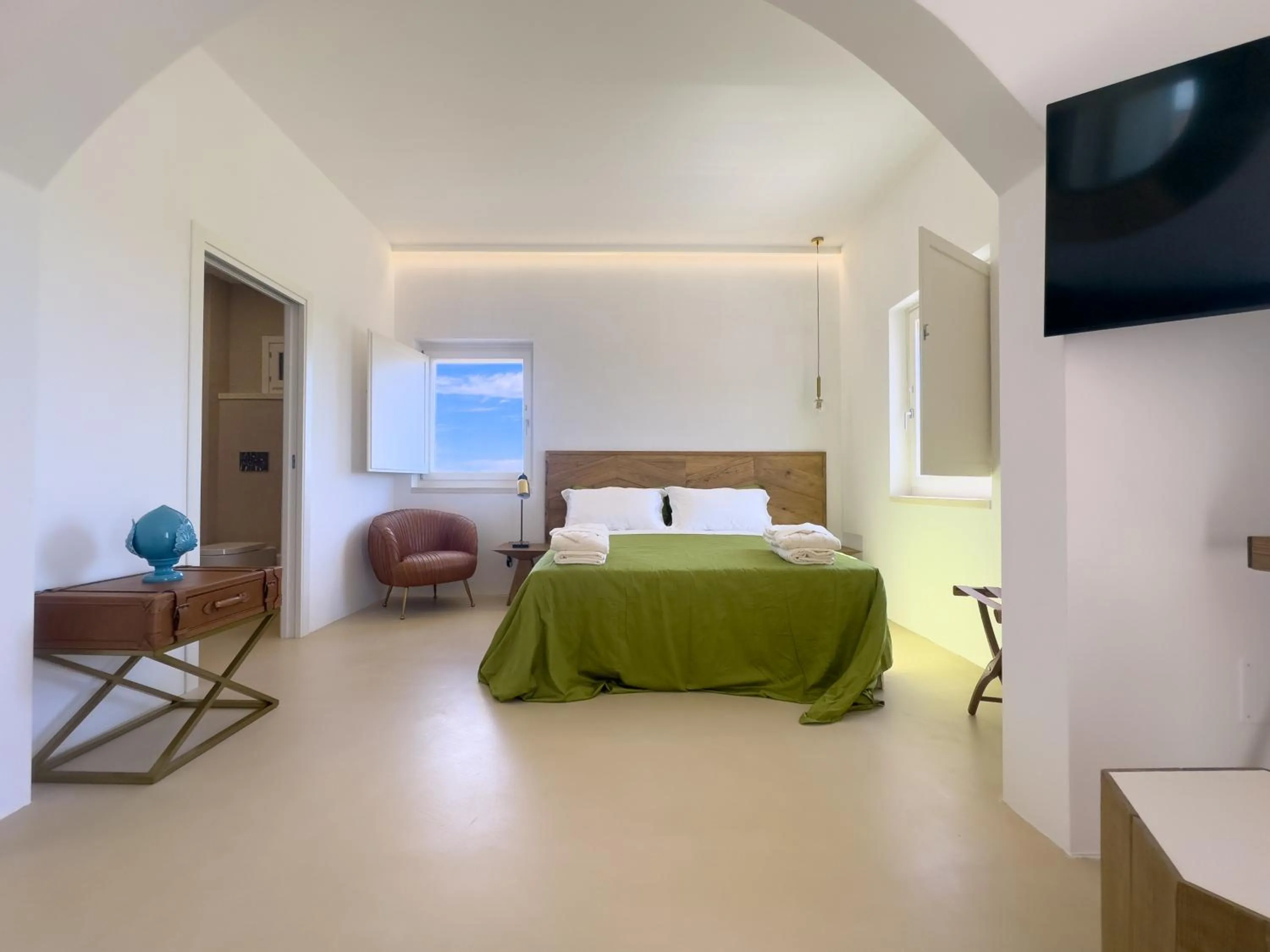 Bed in Villa Neviera Wine Resort & Spa by Cantine Due Palme