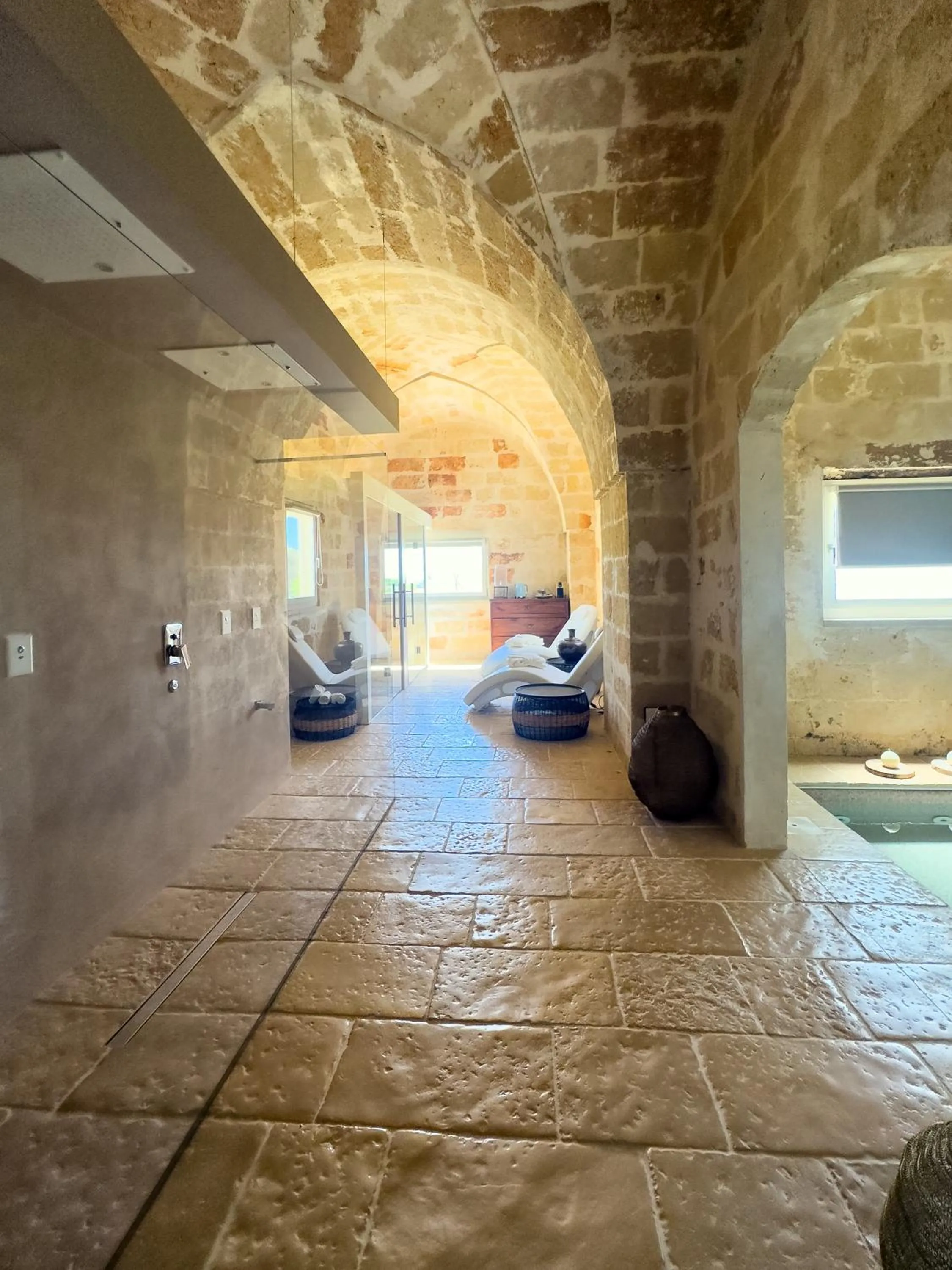 Spa and wellness centre/facilities in Villa Neviera Wine Resort & Spa by Cantine Due Palme