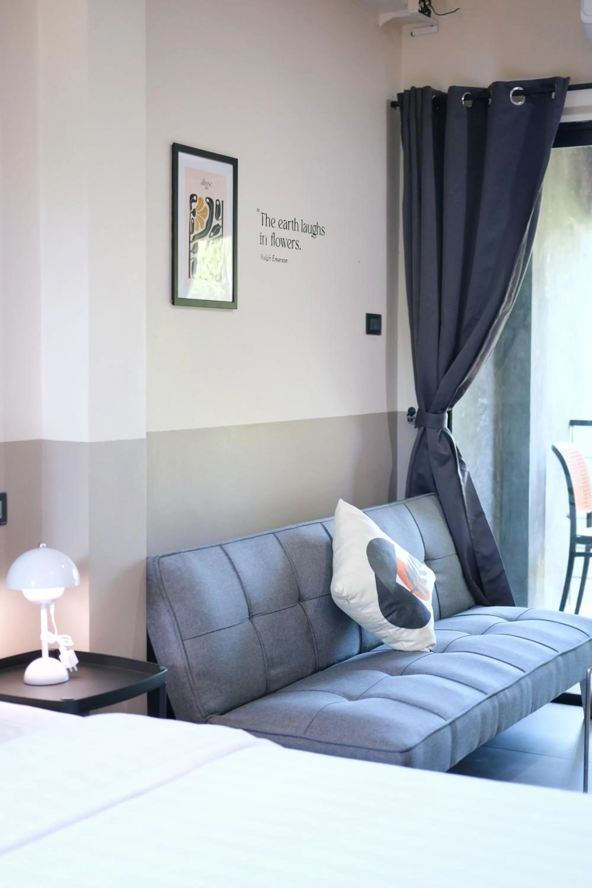 Living room, Bed in Alisse Stay Phuket Layan