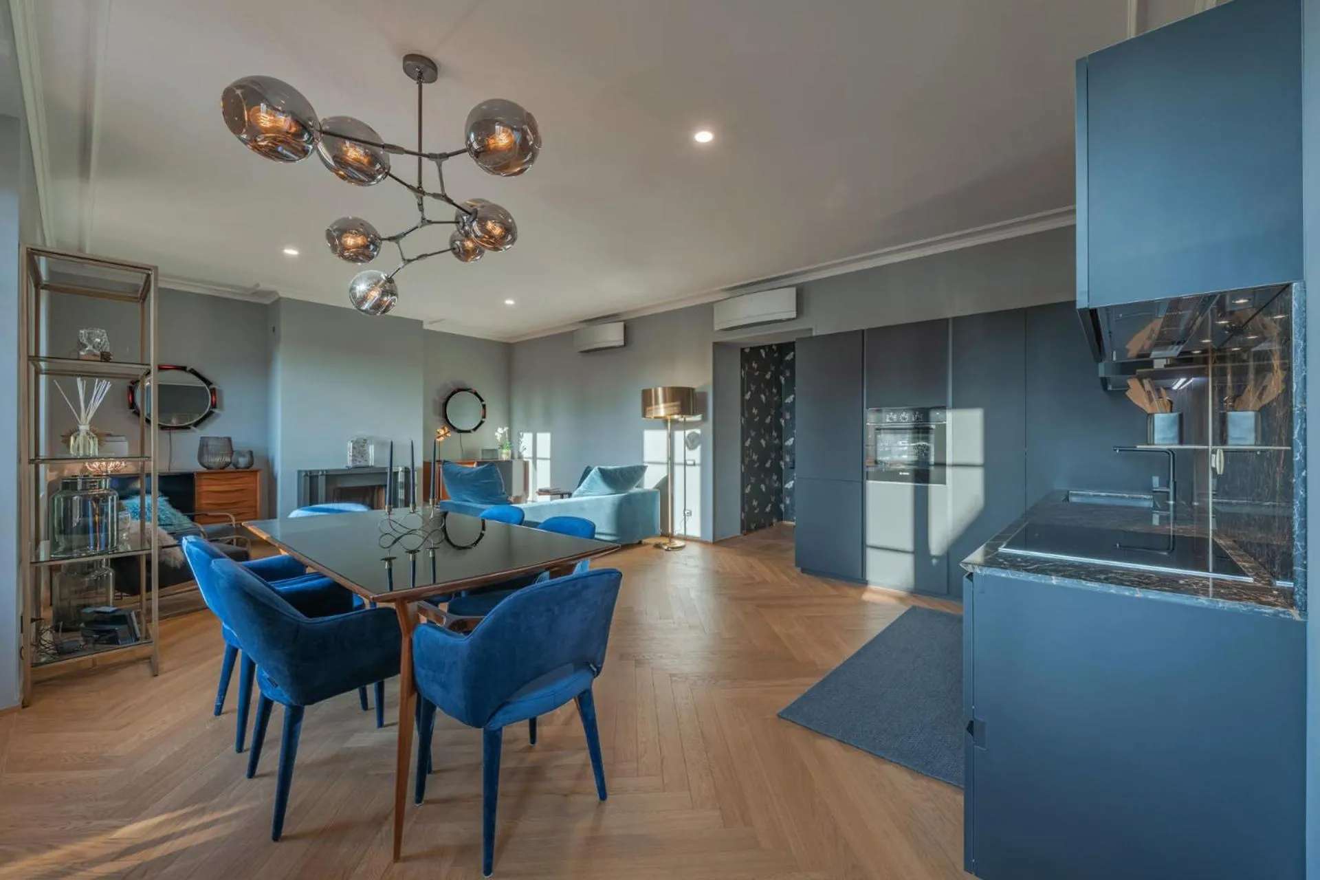 Kitchen or kitchenette in Apartments Florence-Repubblica Exclusive
