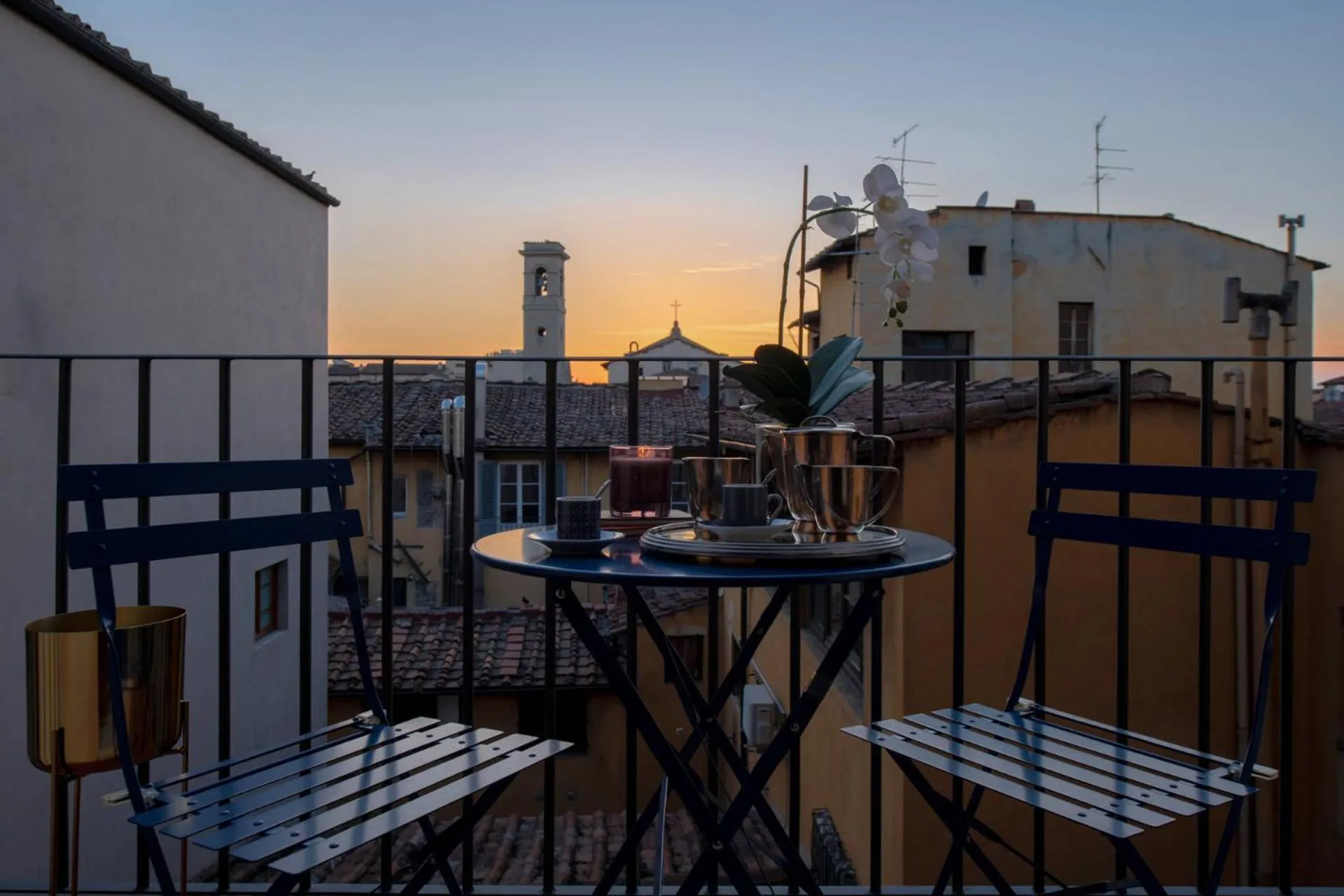Balcony/Terrace in Apartments Florence-Repubblica Exclusive
