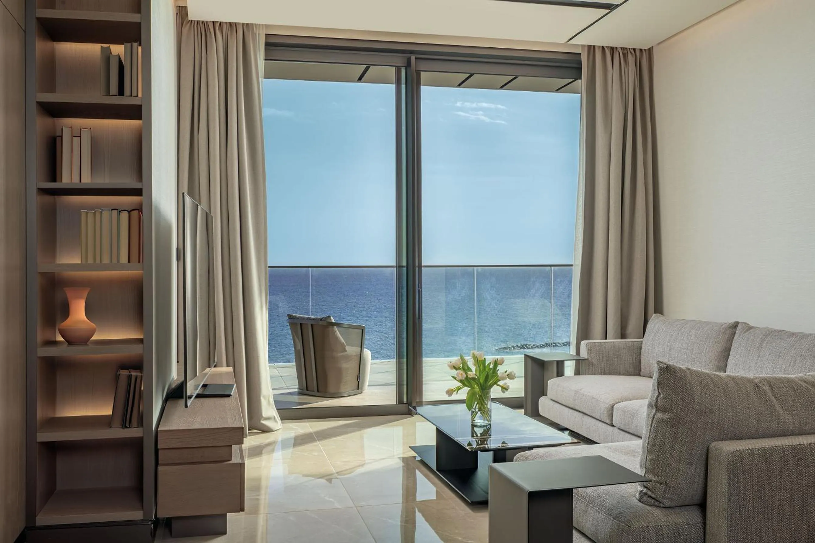 Living room in Amathus Residences