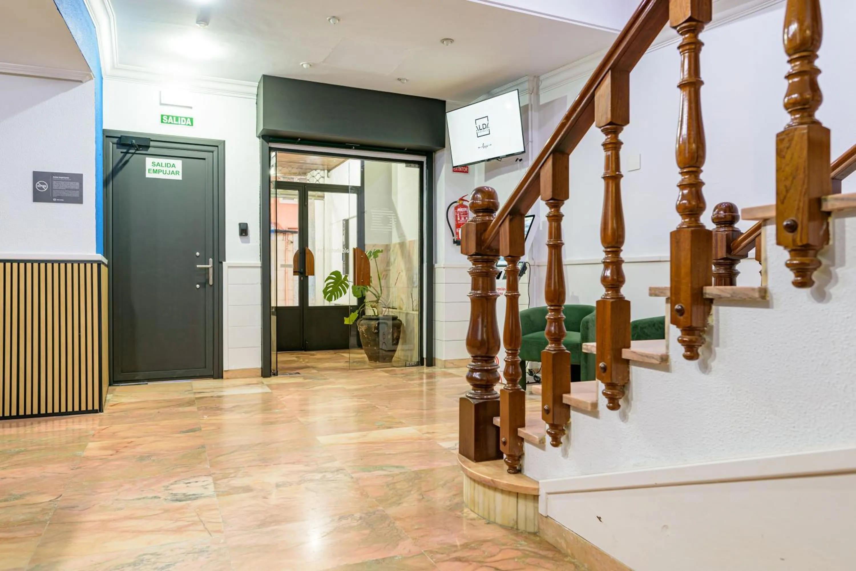 Lobby or reception in Hotel Alda Ribeira