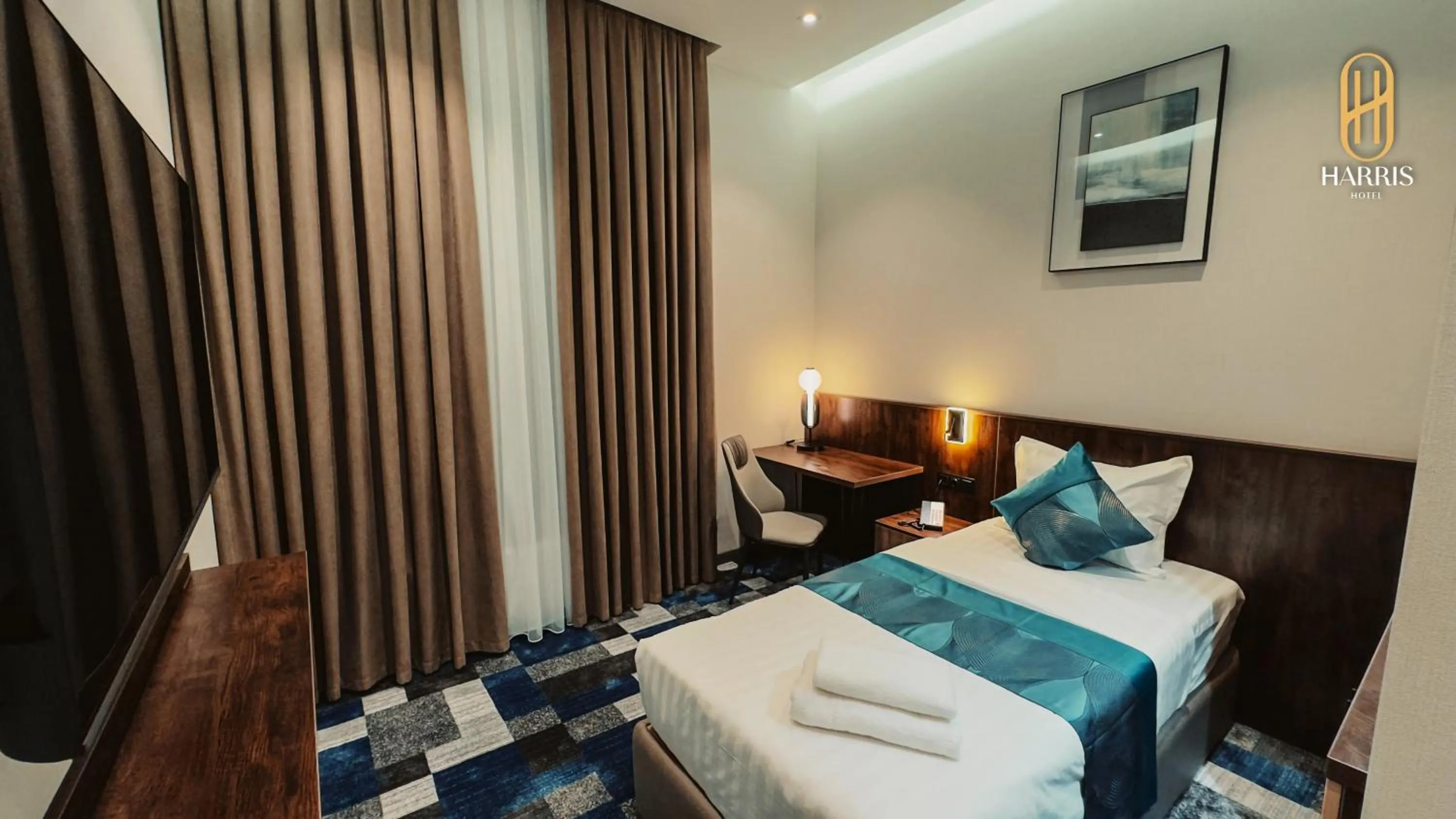 Bedroom, Bed in Harris Hotel Spa&Fitness