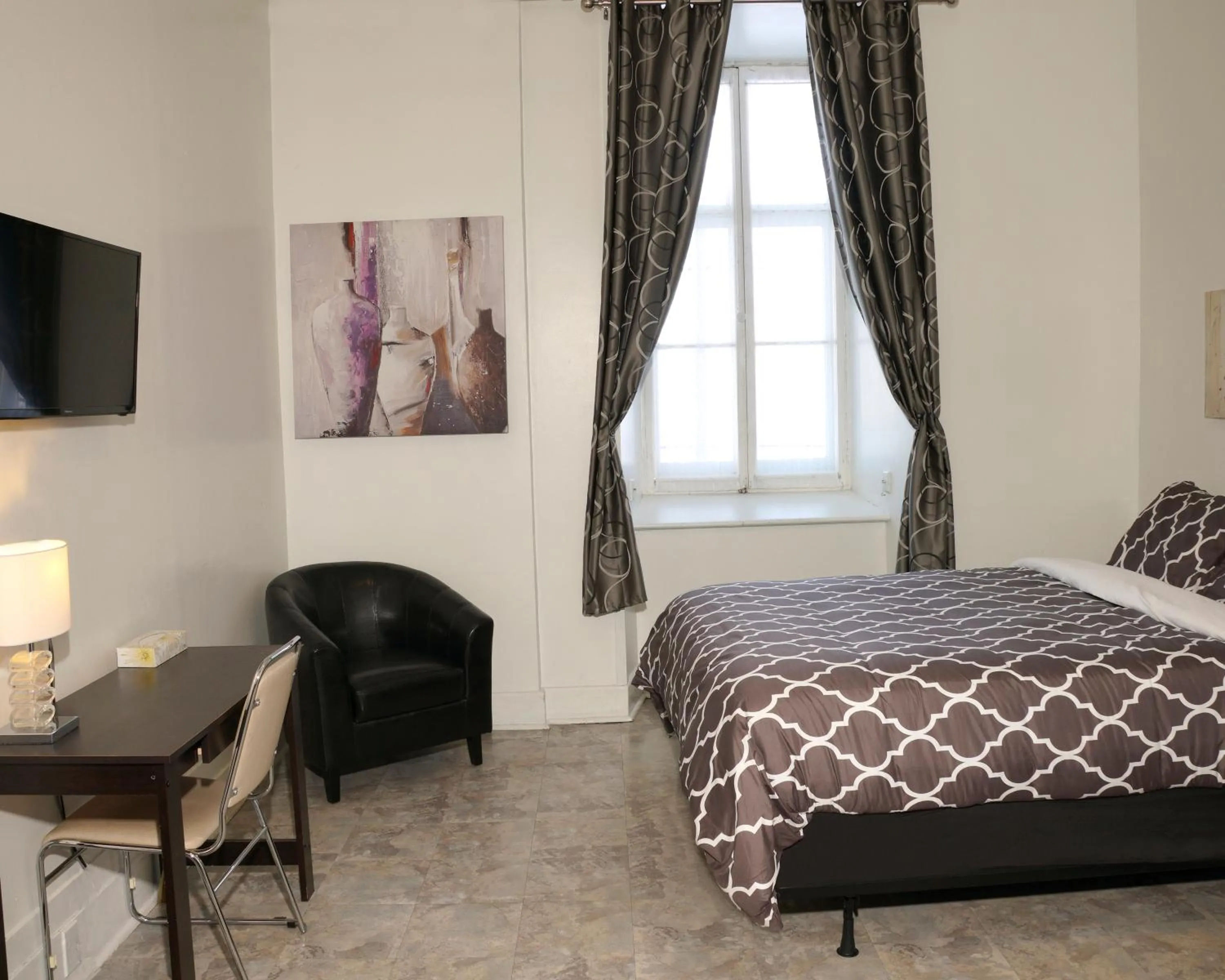 Bedroom, Bed in Auberge du Couvent