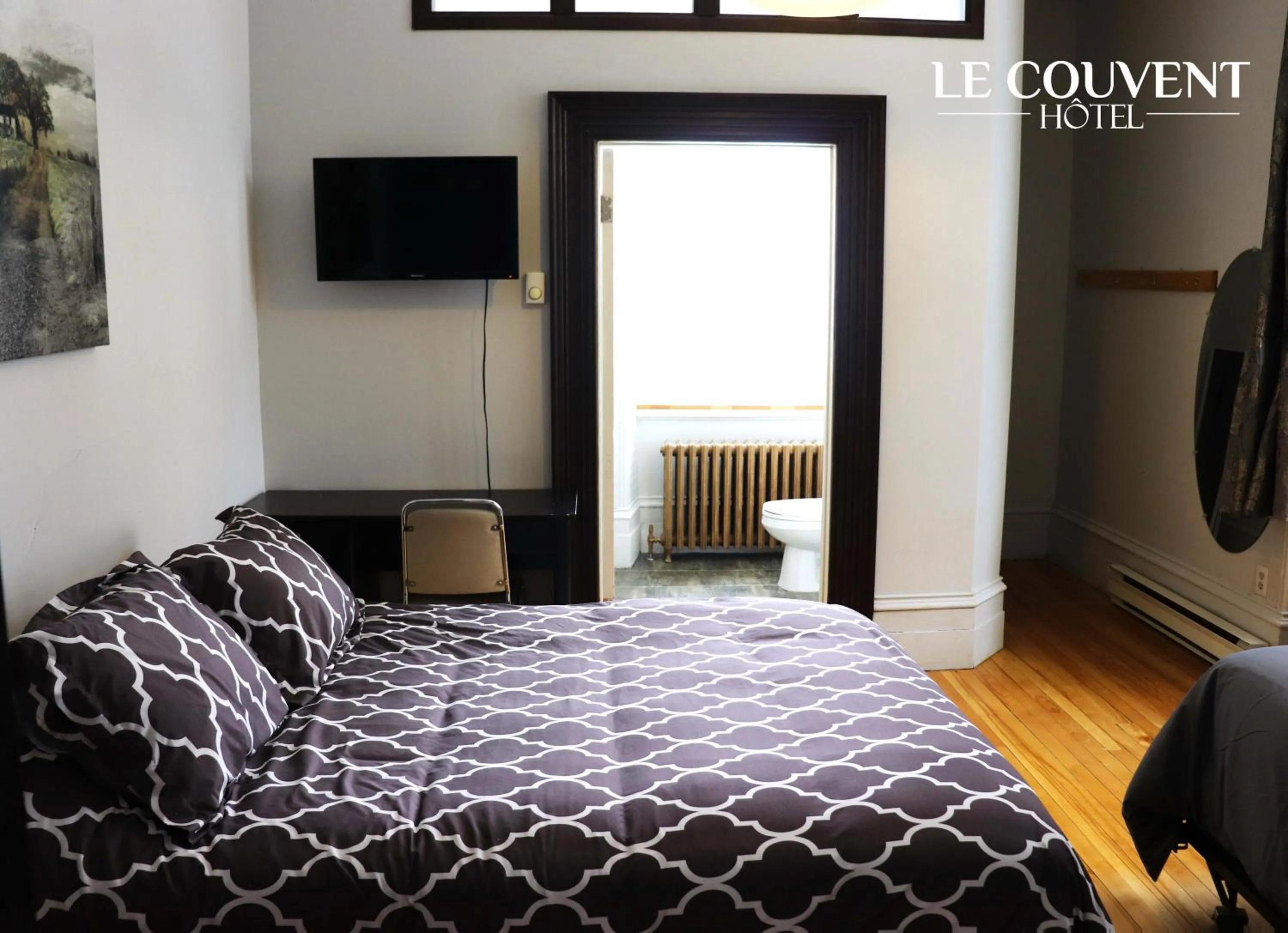 Bedroom, Bed in Auberge du Couvent