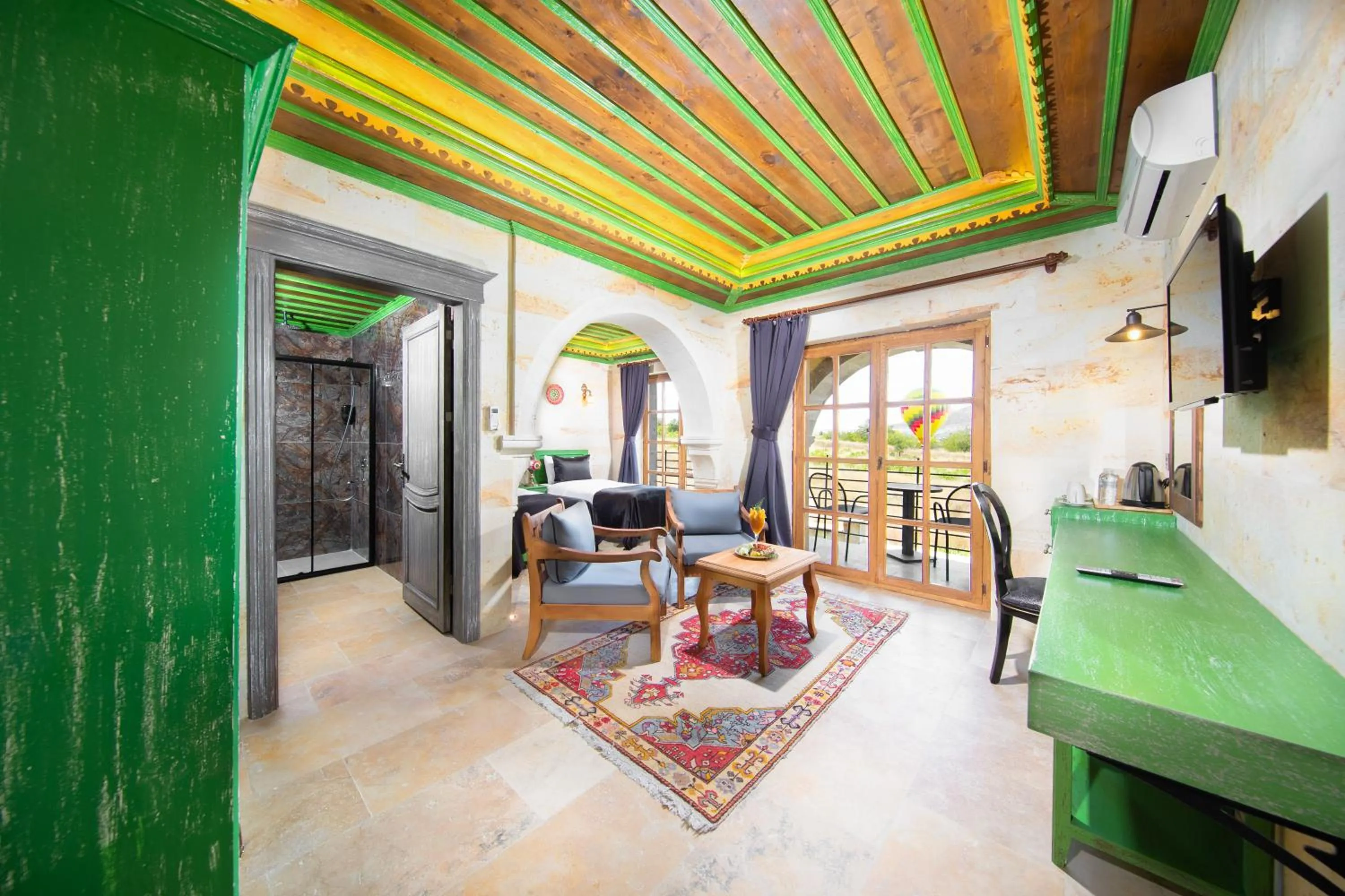 Natural landscape in Moonstone in Cappadocia