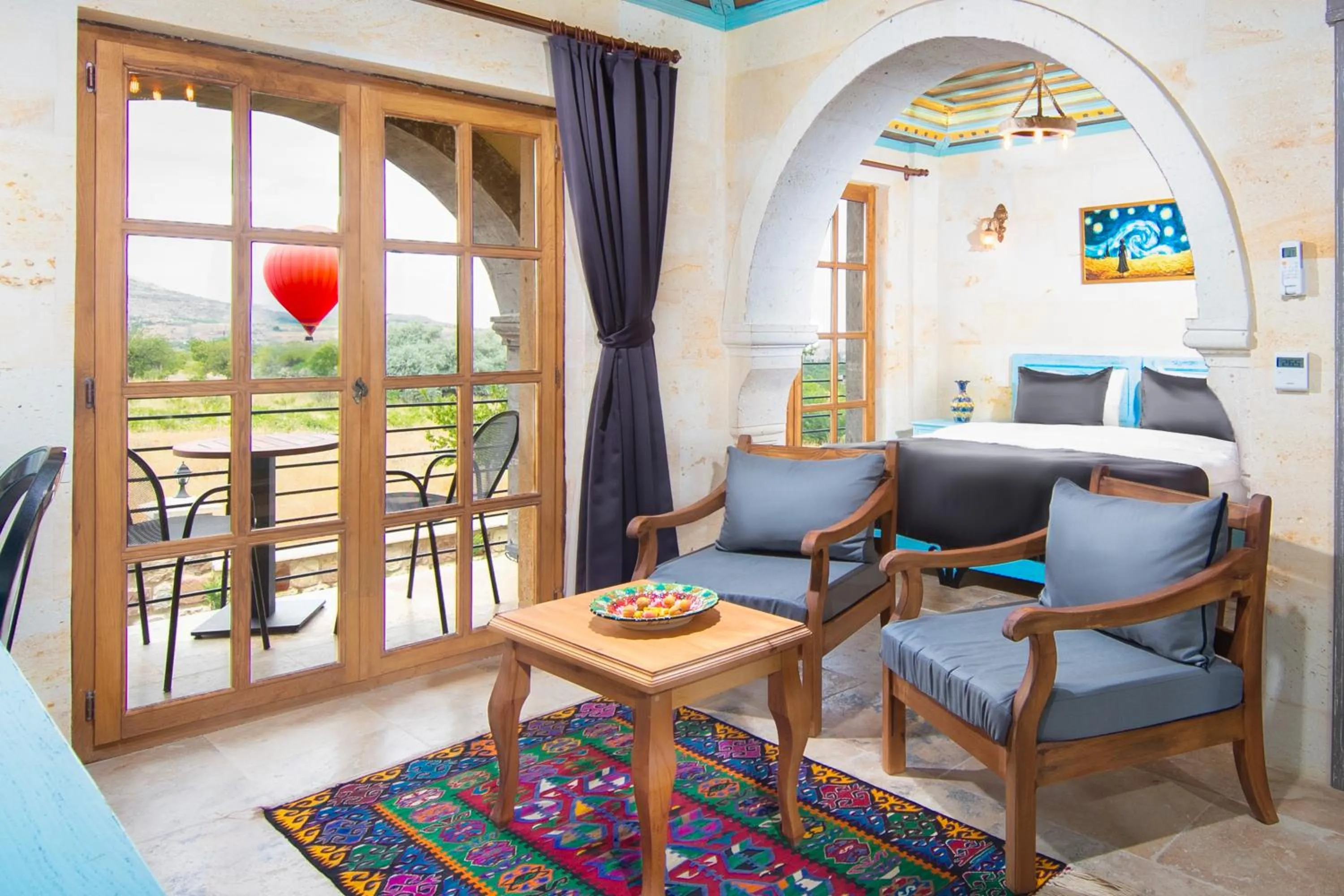 Natural landscape in Moonstone in Cappadocia