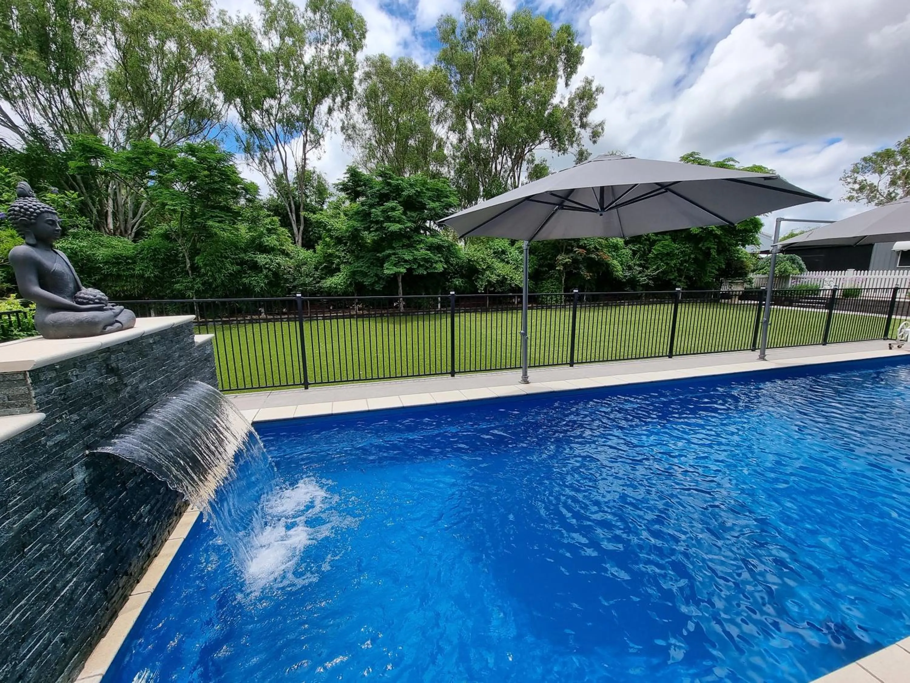 Swimming pool in Jubri's Hideaway