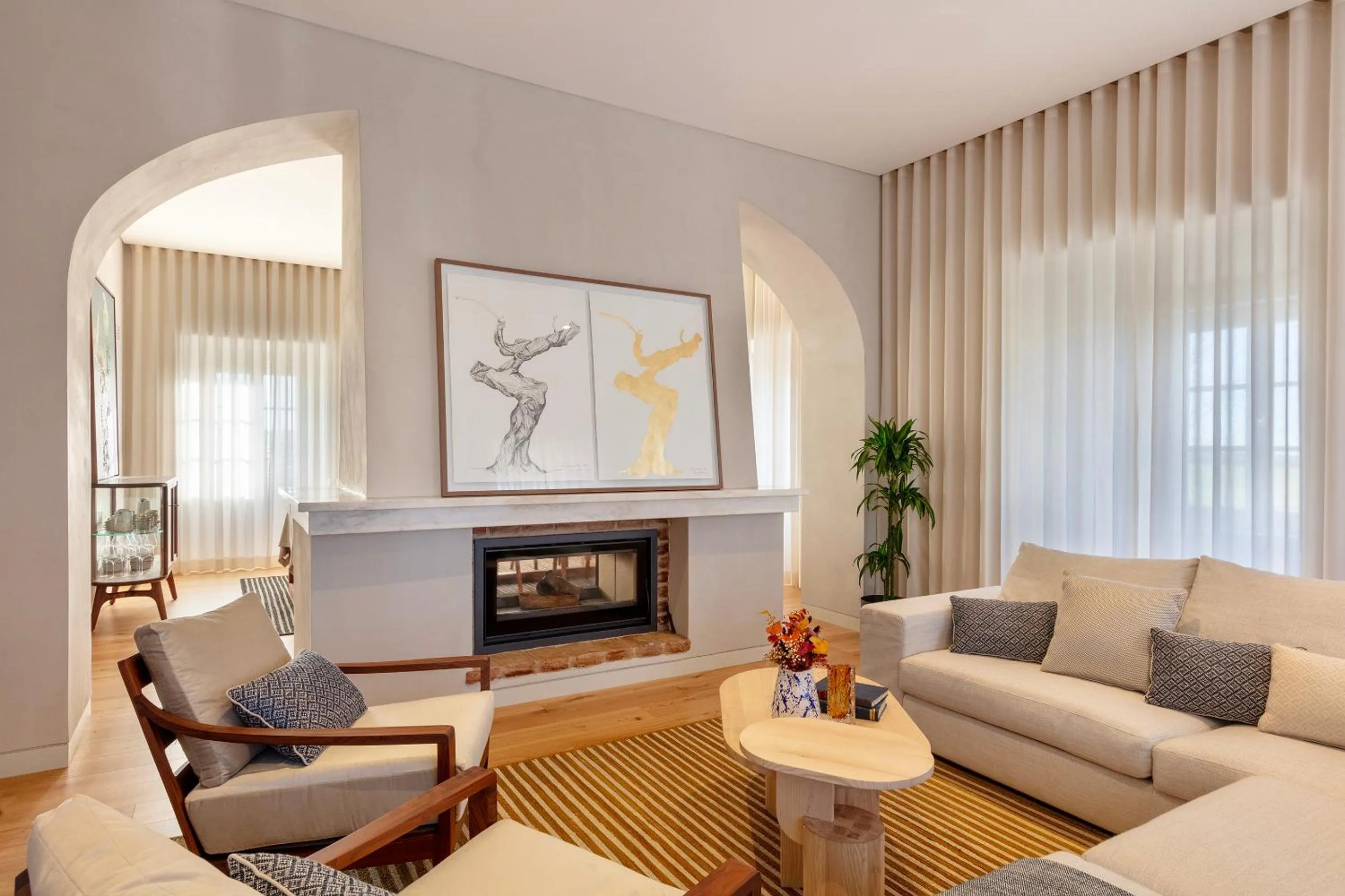 Living room in Quinta do Paral