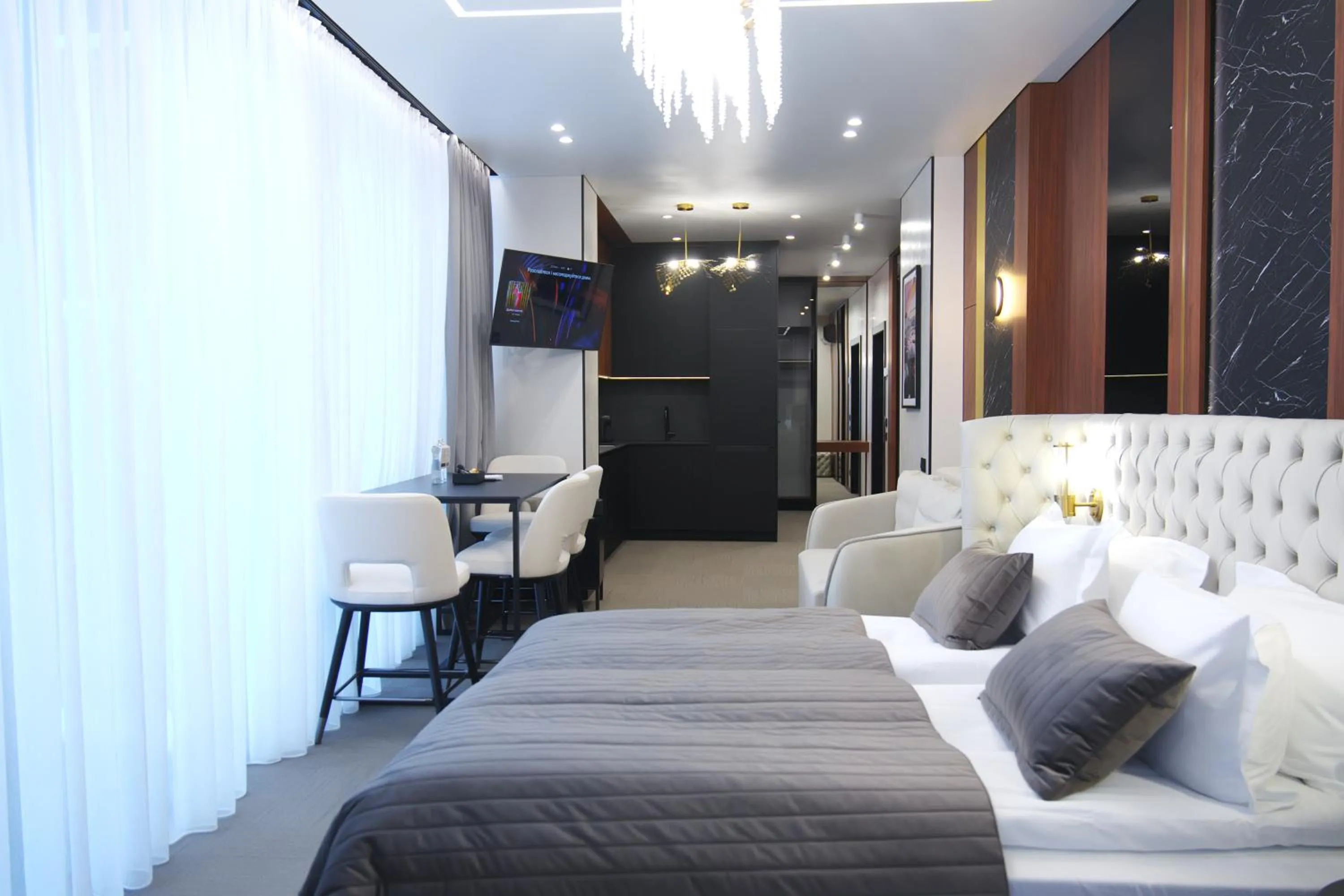 Bed in Glacier Premium Apartments