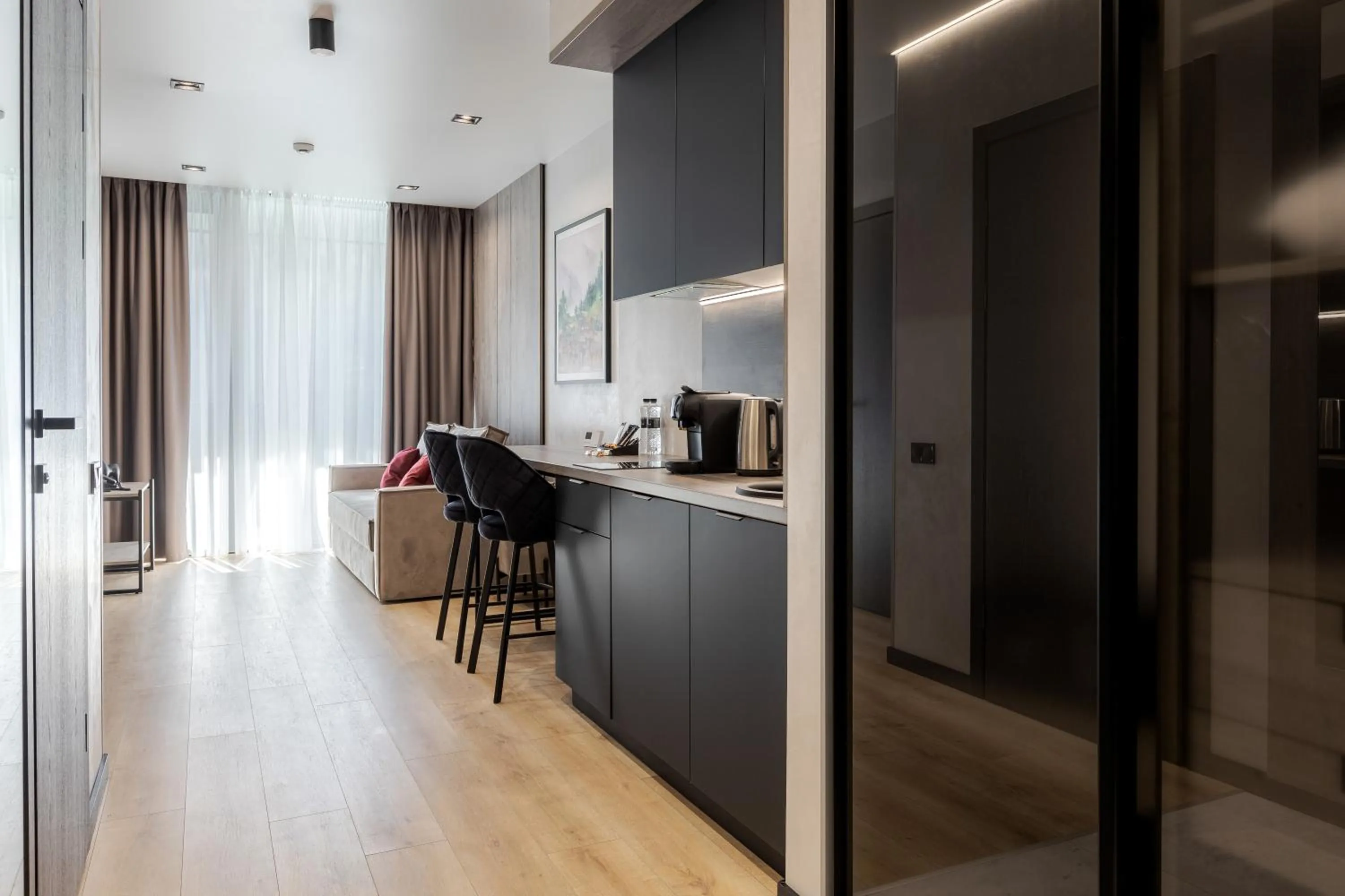 Coffee/tea facilities in Glacier Premium Apartments