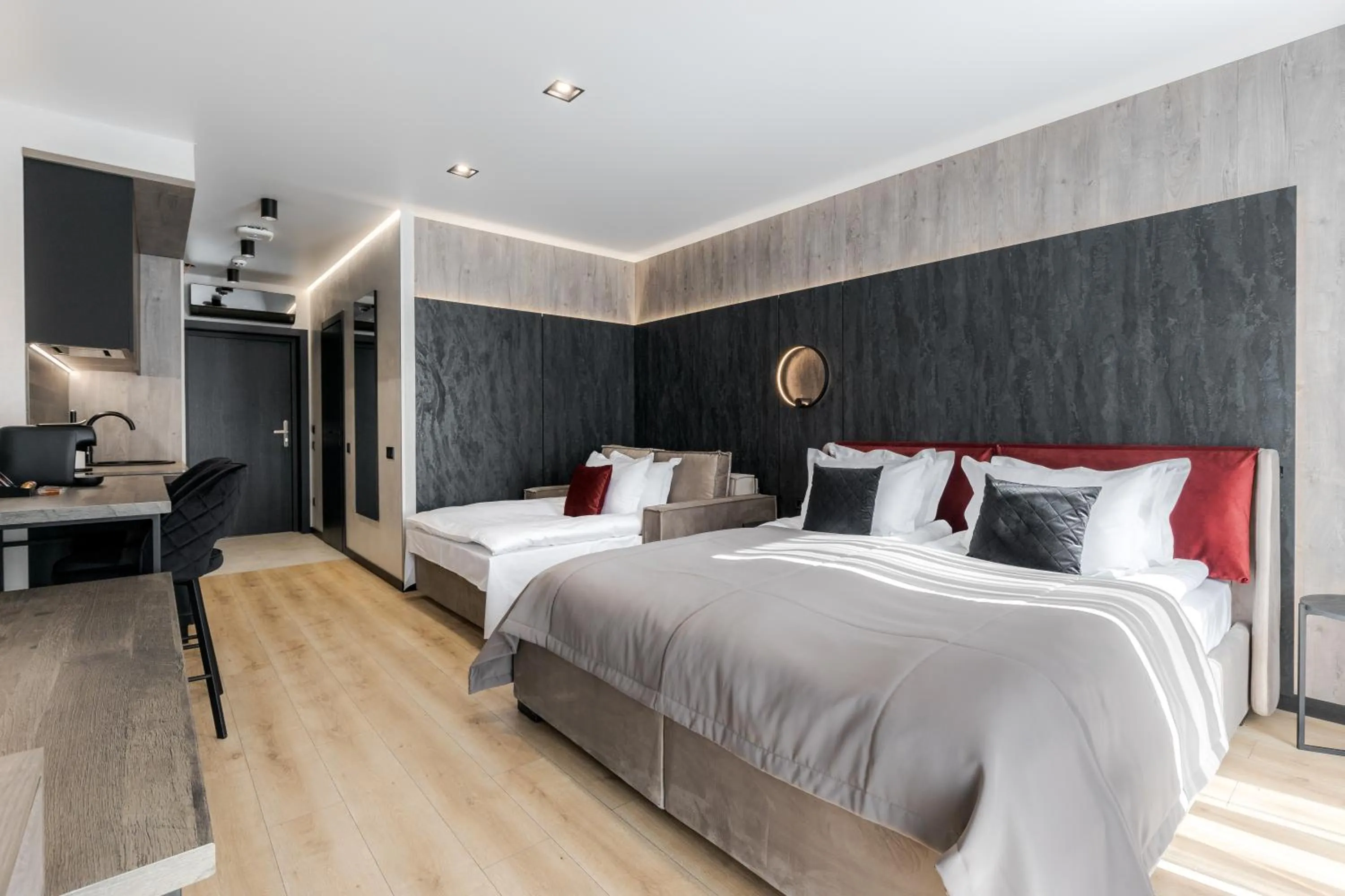 Bed in Glacier Premium Apartments