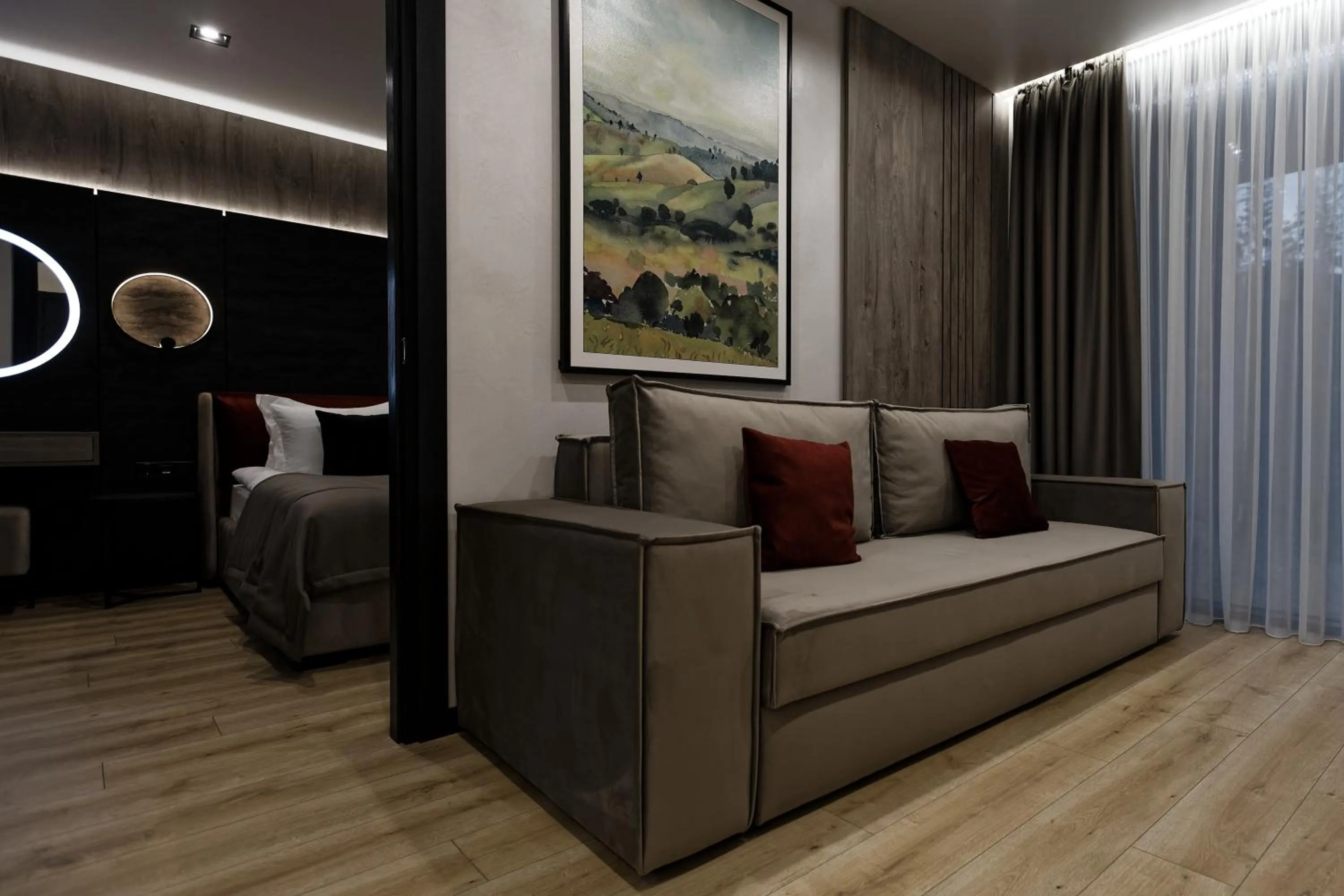 Photo of the whole room, Bed in Glacier Premium Apartments