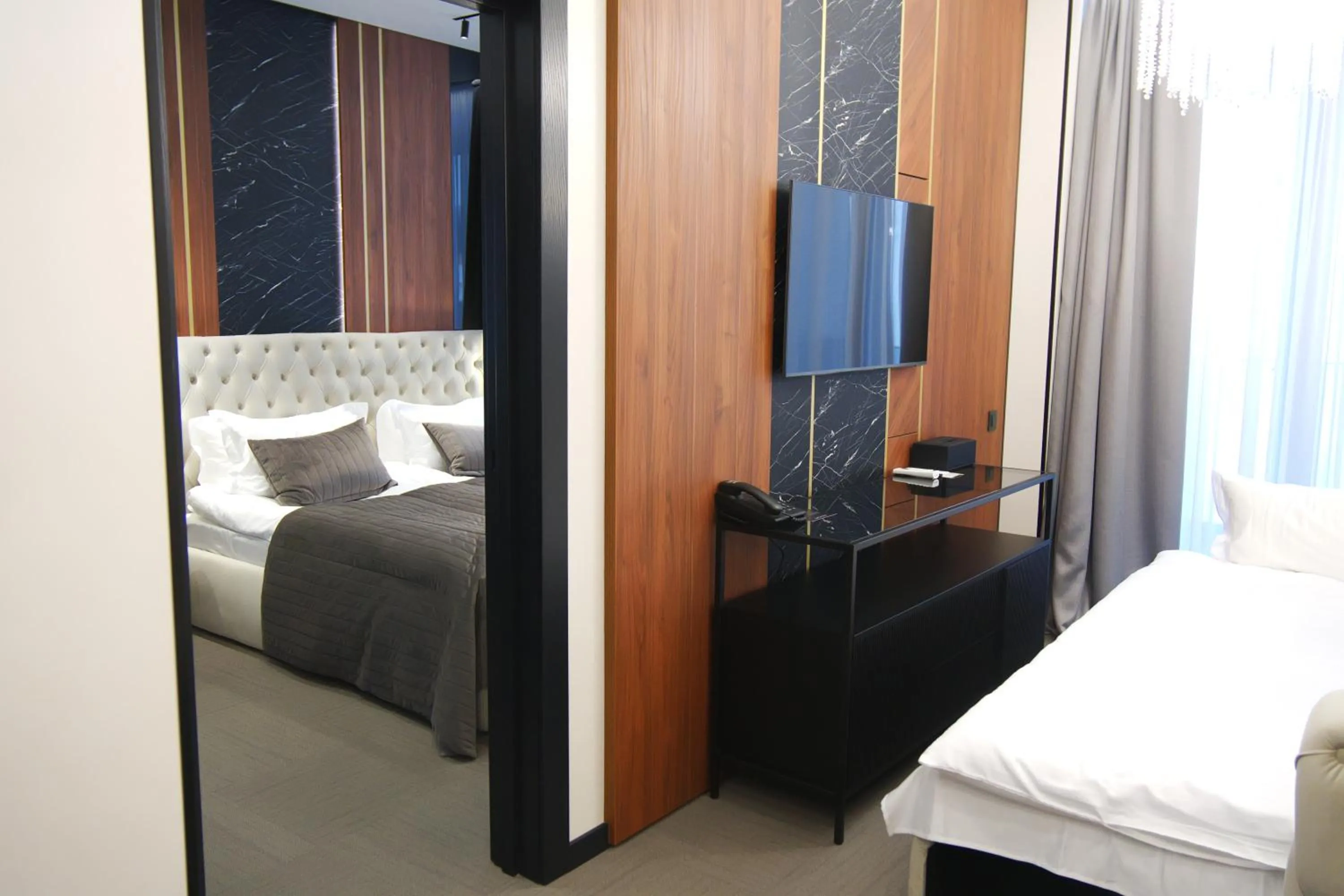 Bed in Glacier Premium Apartments