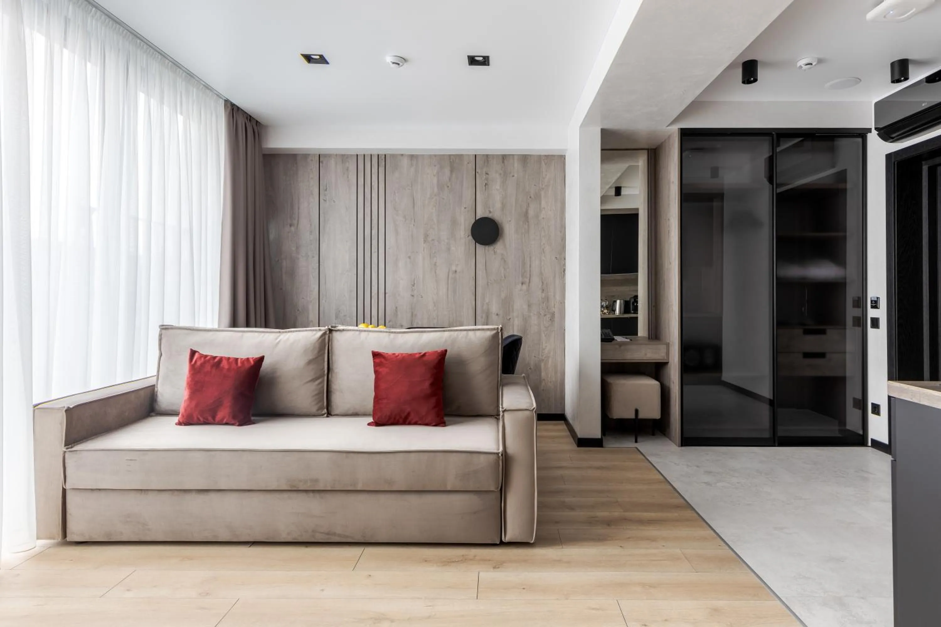 Living room in Glacier Premium Apartments