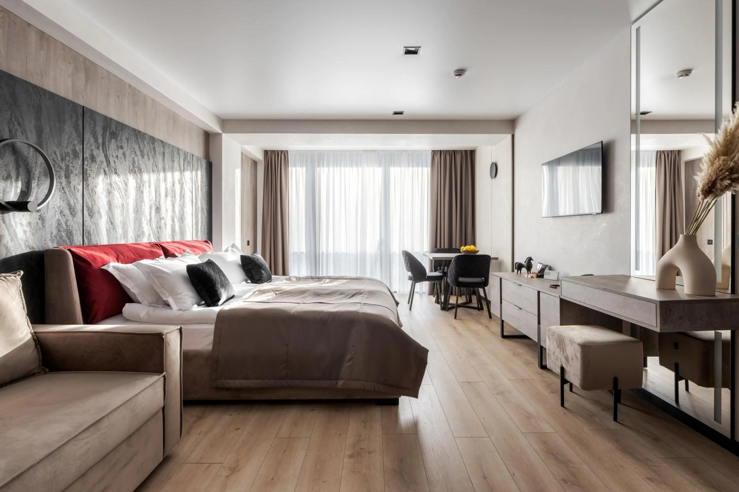 Bed in Glacier Premium Apartments