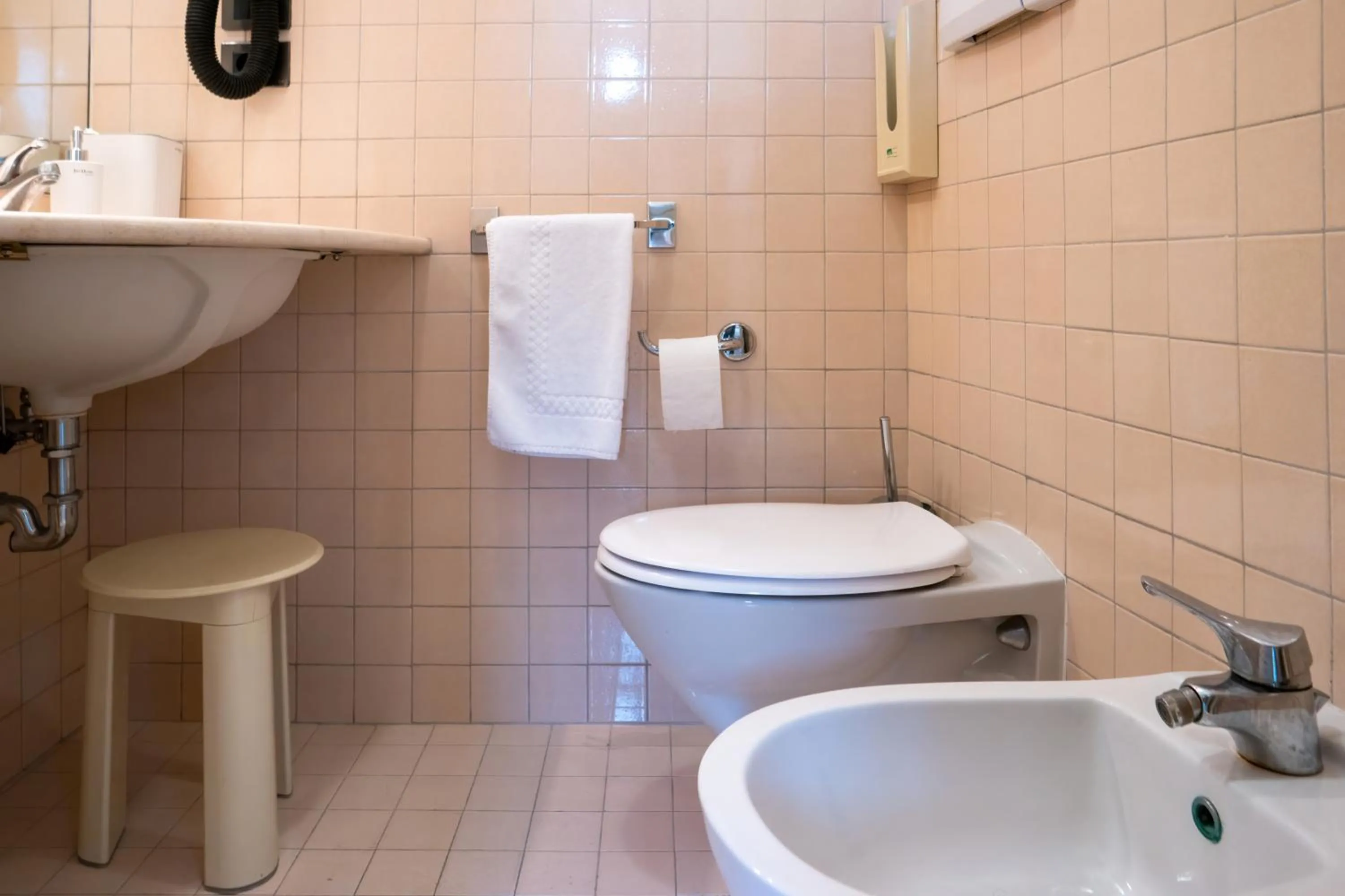 Toilet in Hotel alla giustizia