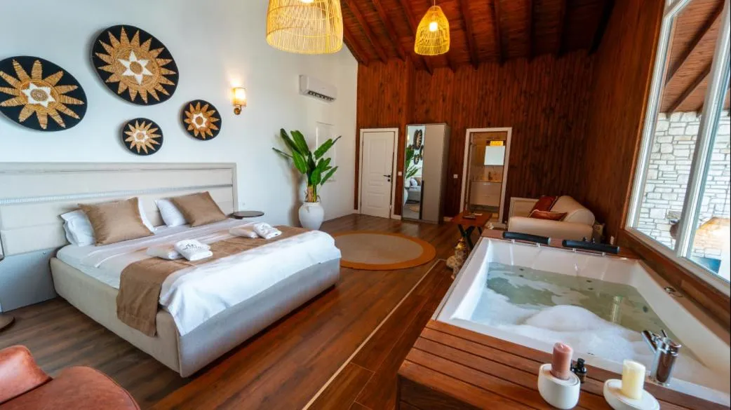 Bed in Trio Palazio Sapanca