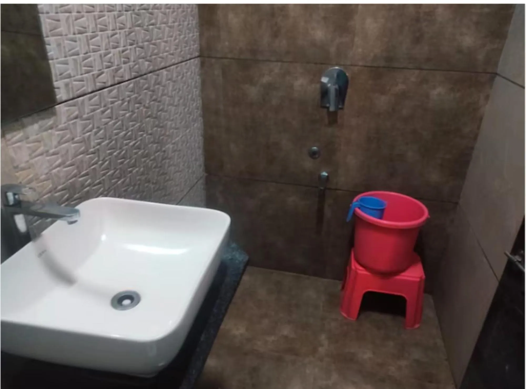 Bathroom in Hotel Vrindavan Deluxe Kolhapur NEAR CENTRAL BUS STAND