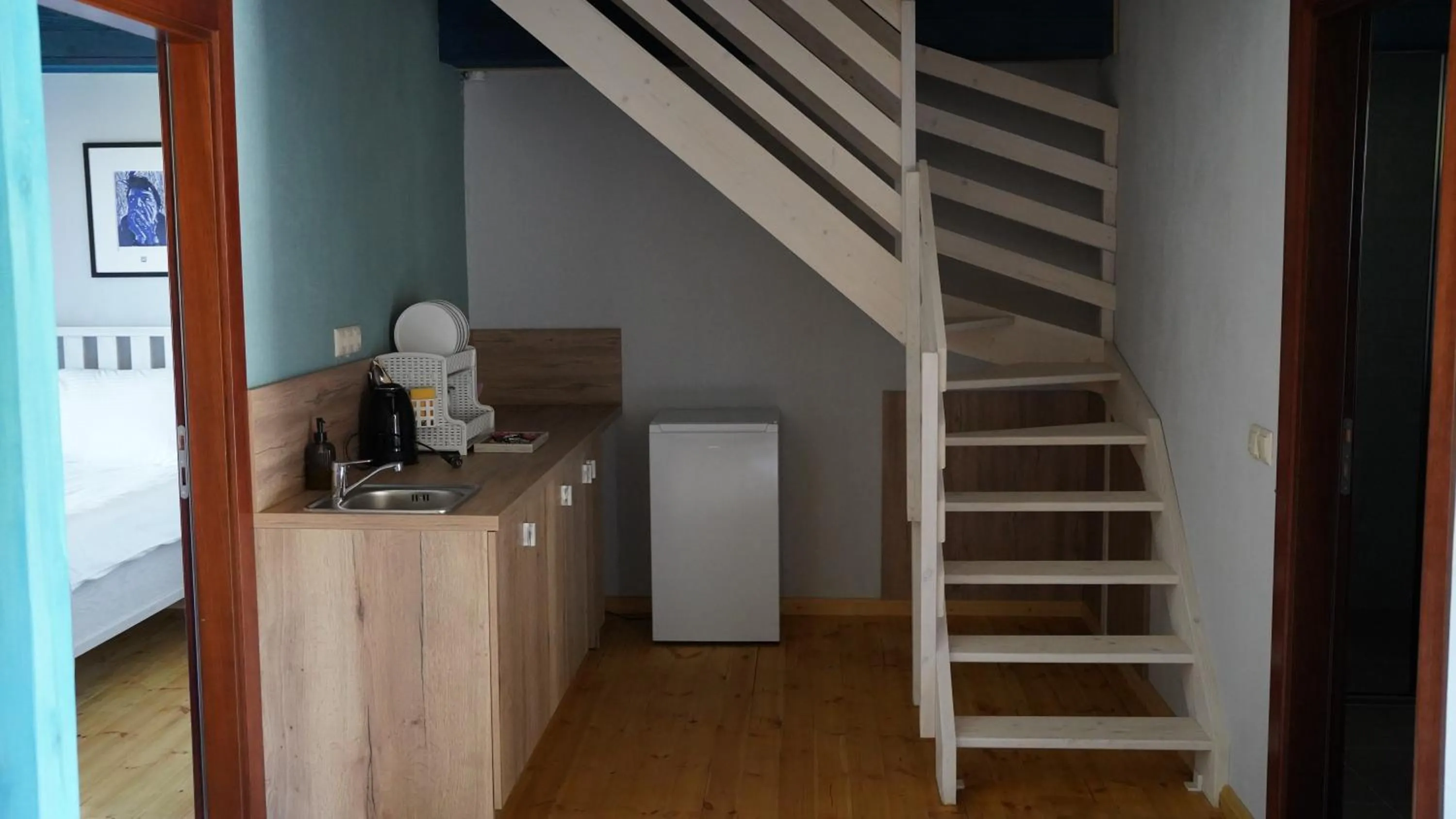 Kitchen or kitchenette in Hotel Kazak Club