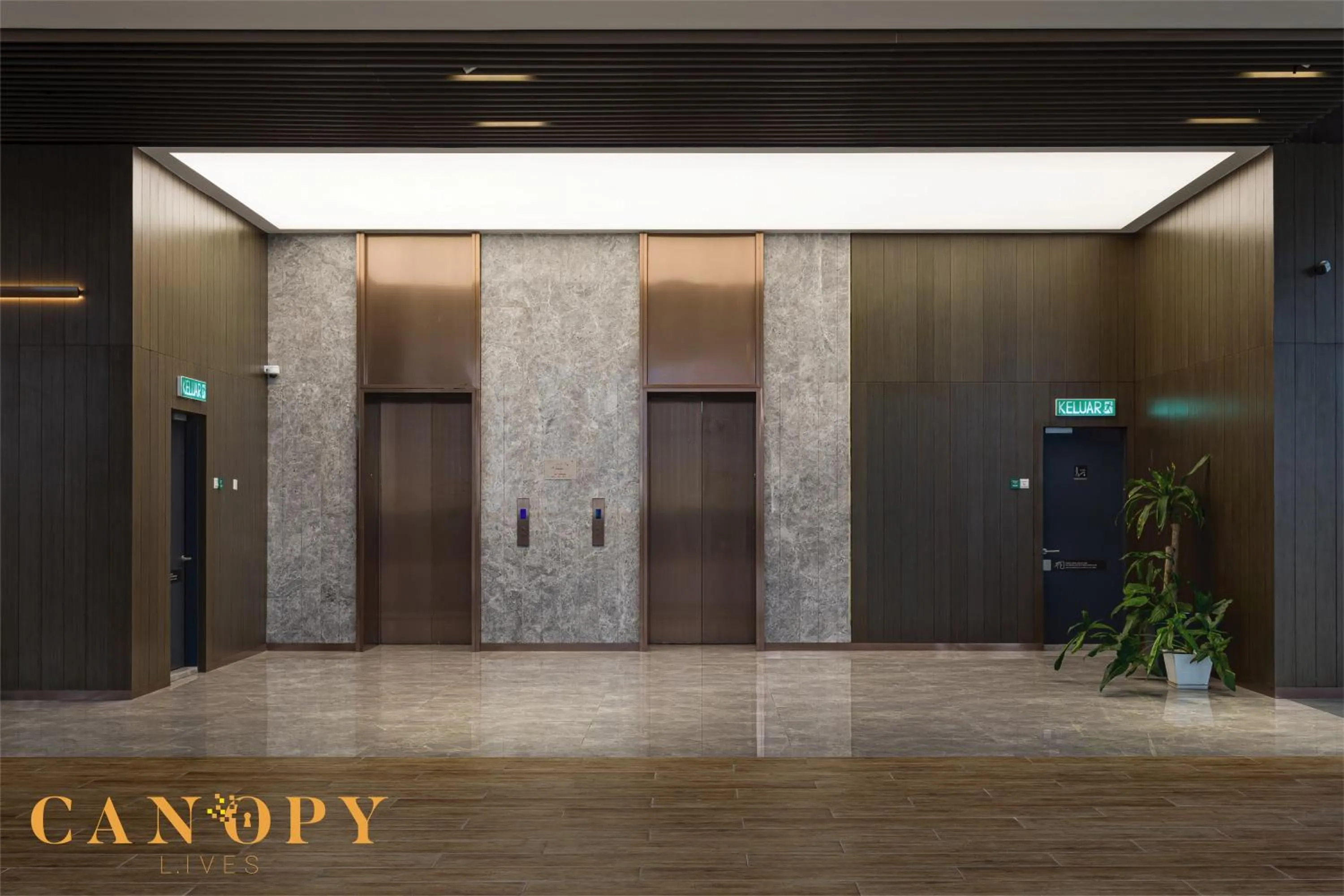 elevator in The Manor Serviced Residence by Canopy Lives