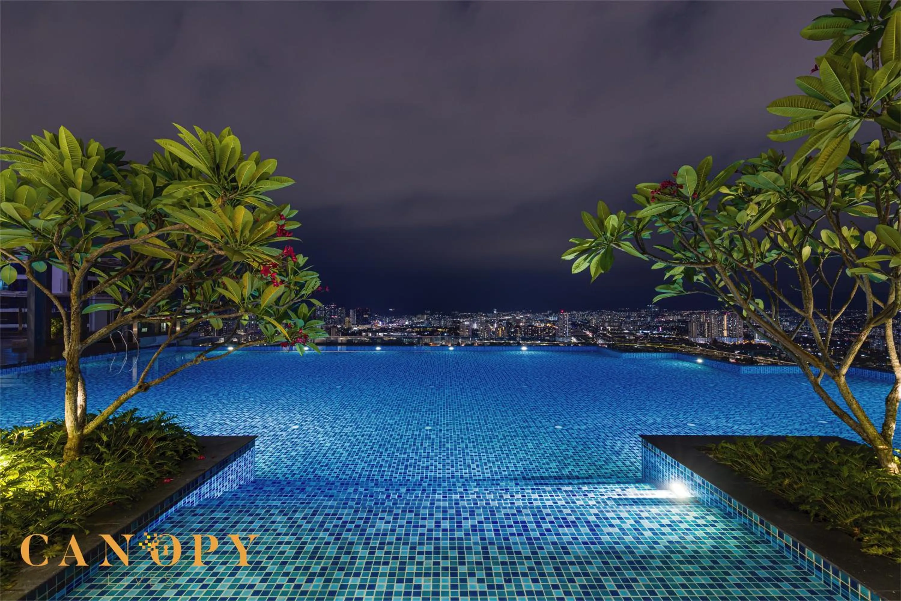 Pool view in The Manor Serviced Residence by Canopy Lives