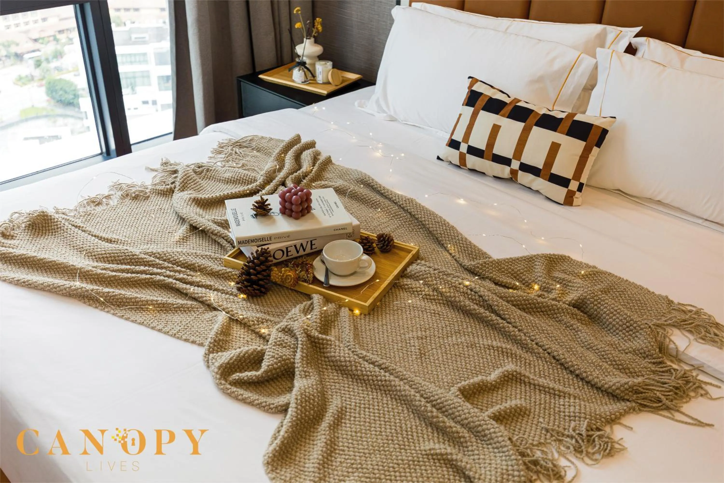 Bed in The Manor Serviced Residence by Canopy Lives