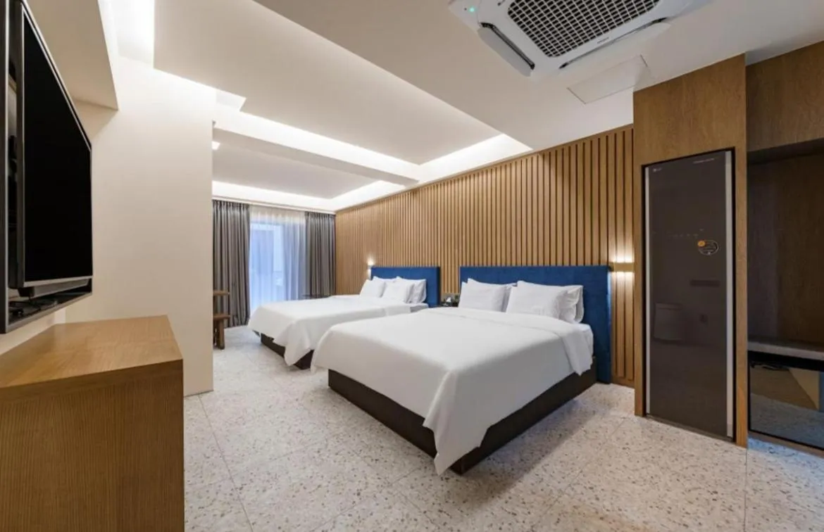 Bed in Yeonggwang Hound Hotel