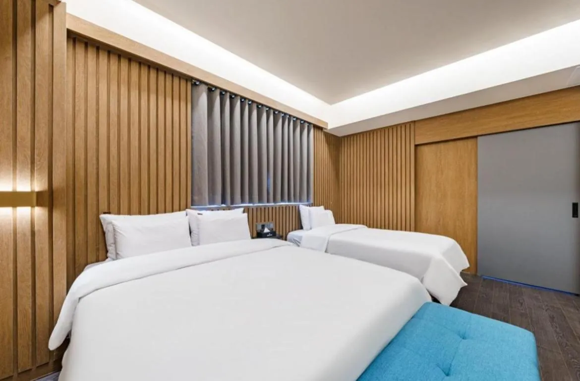 Bed in Yeonggwang Hound Hotel