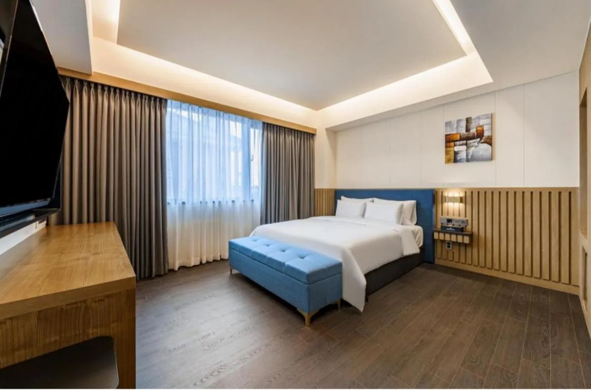 Bed in Yeonggwang Hound Hotel