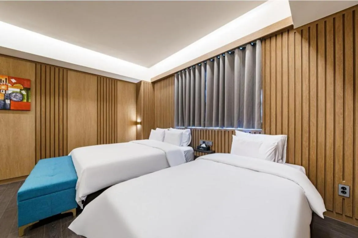 Bed in Yeonggwang Hound Hotel