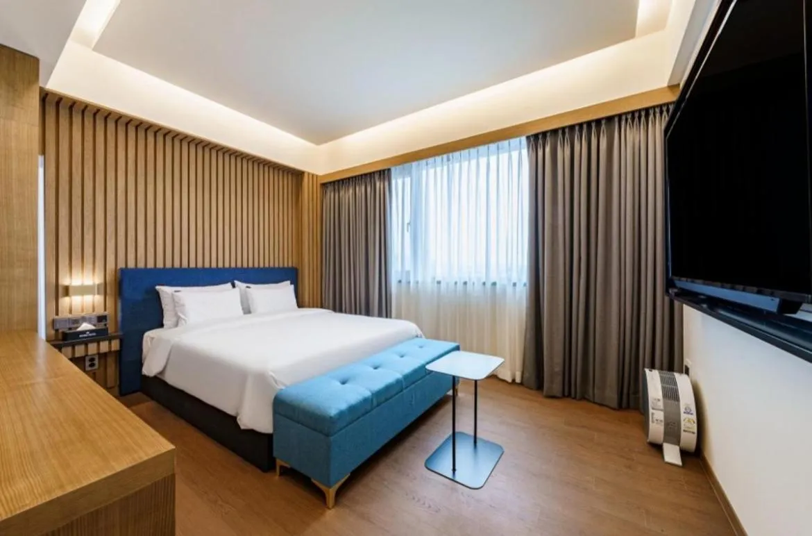 Bed in Yeonggwang Hound Hotel