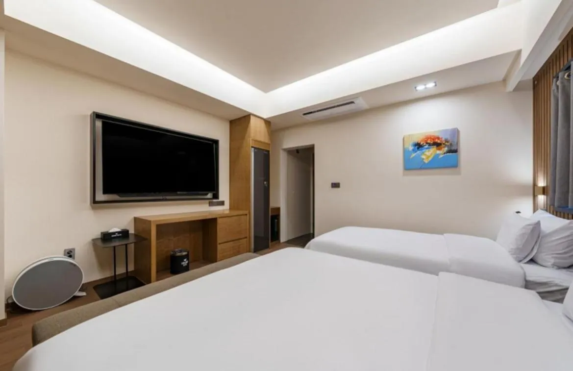 Bed in Yeonggwang Hound Hotel