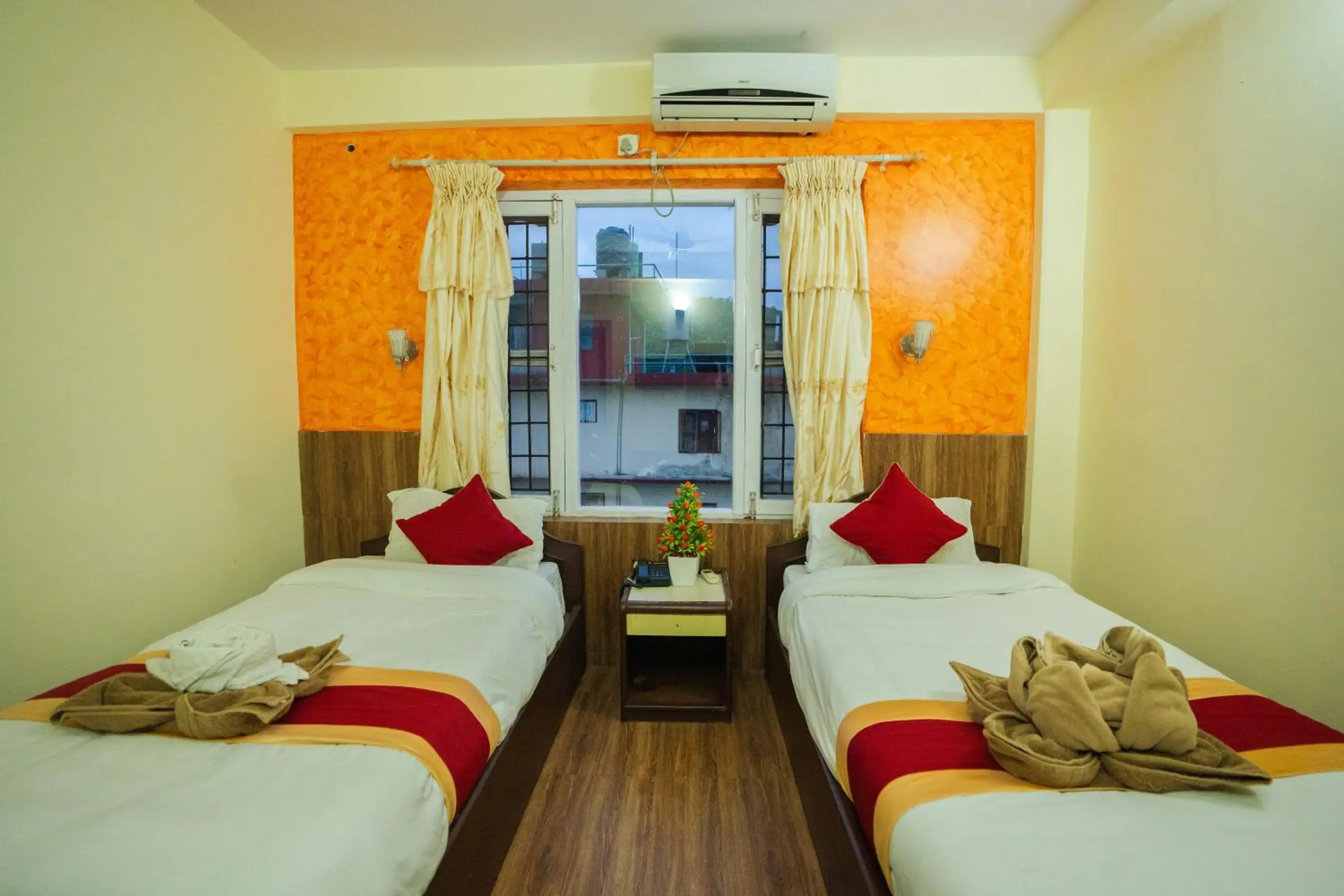 Bed in Hotel Nomad Inn Bed in Hotel Nomad Inn