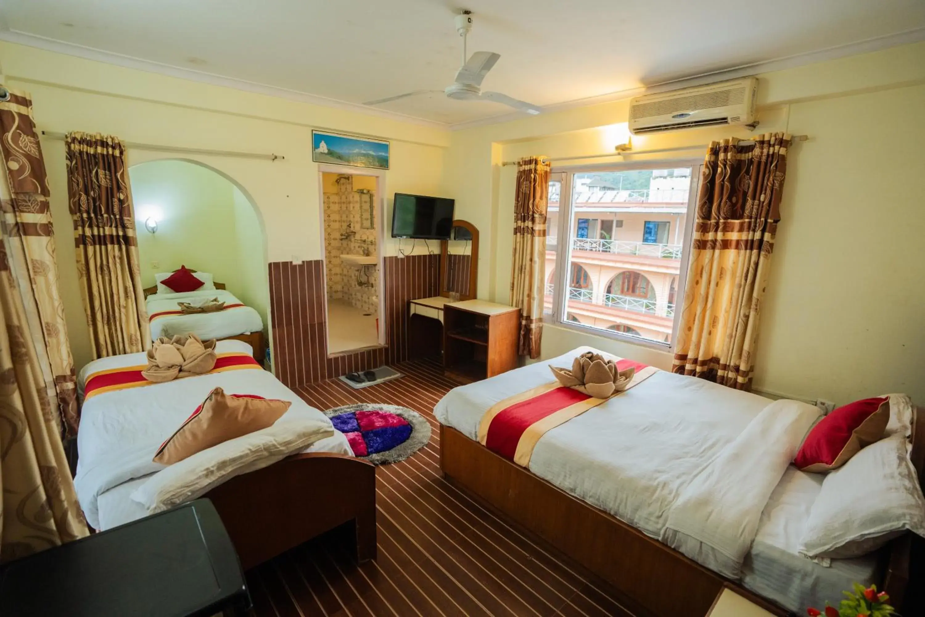 Bed in Hotel Nomad Inn Bed in Hotel Nomad Inn