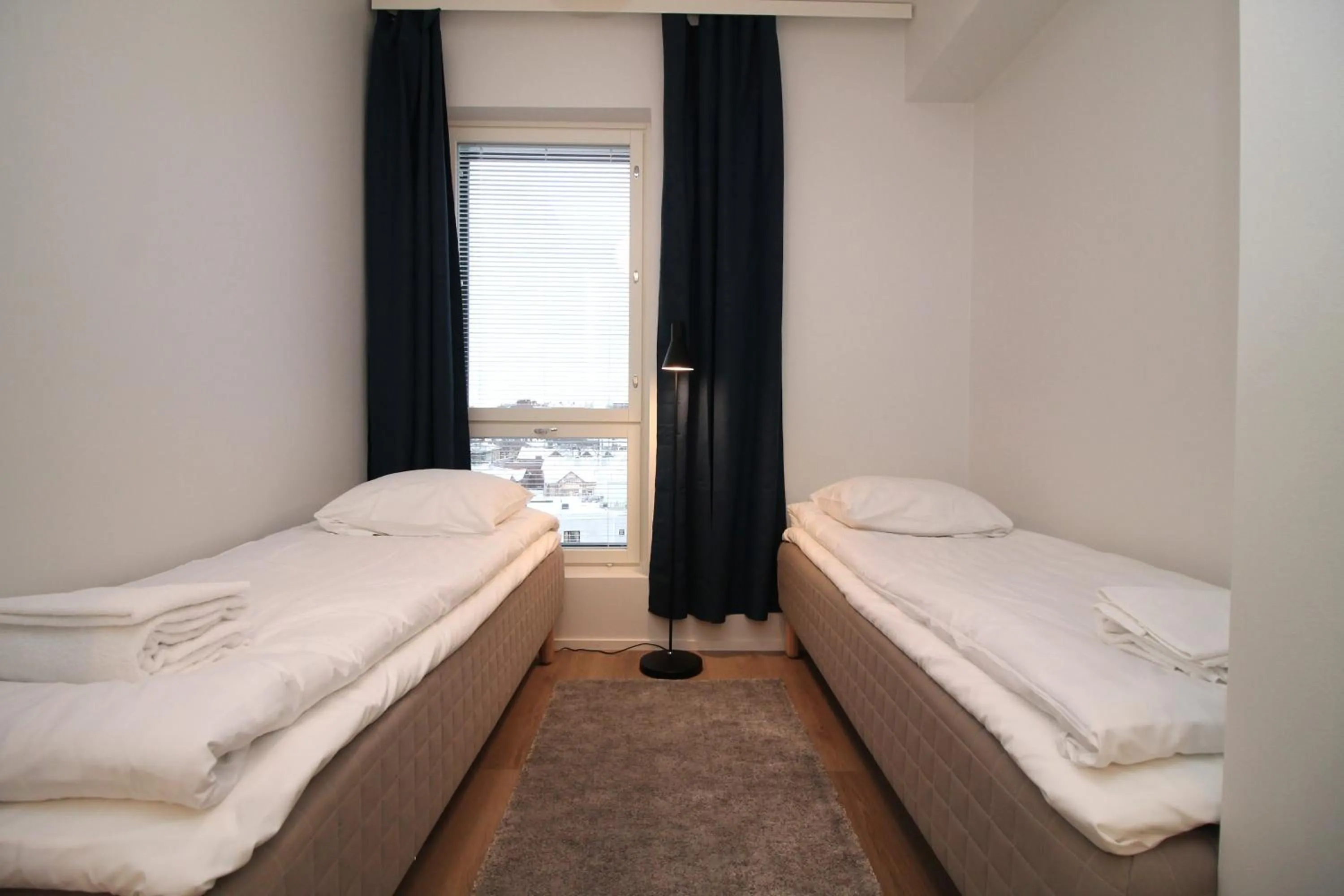 Bed in Forenom Serviced Apartments Turku Kirstinpuisto