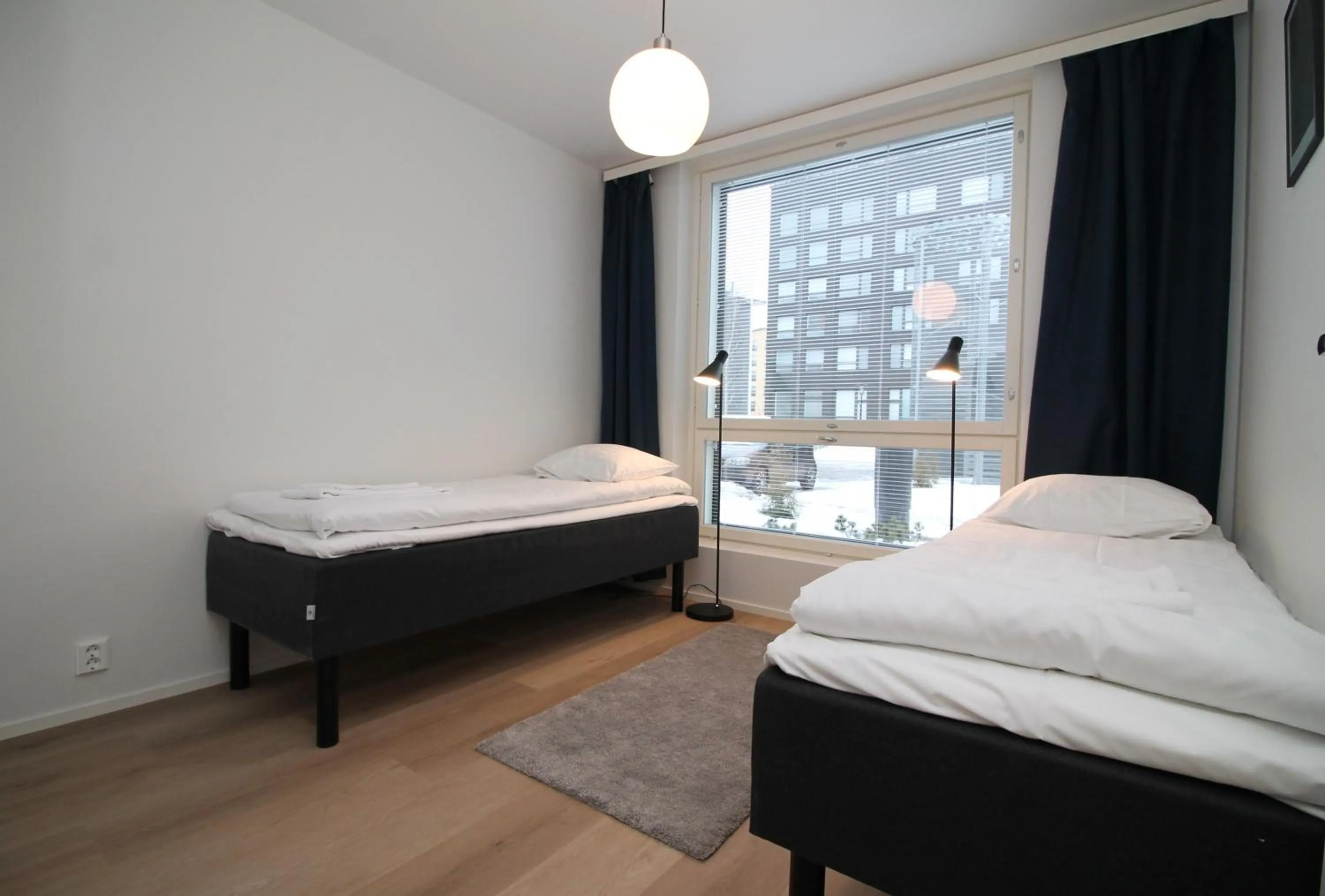 Bed in Forenom Serviced Apartments Turku Kirstinpuisto