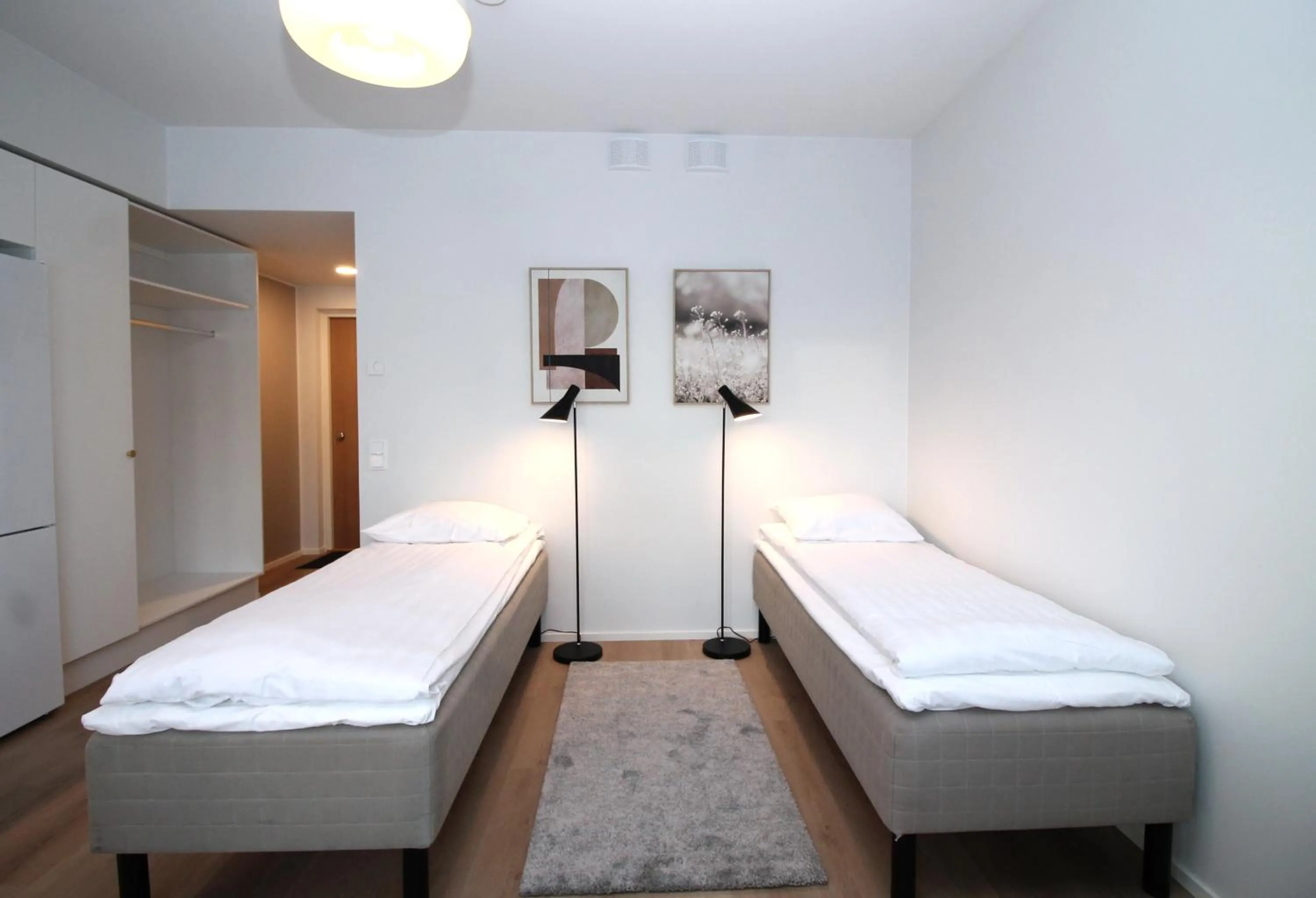 Bed in Forenom Serviced Apartments Turku Kirstinpuisto