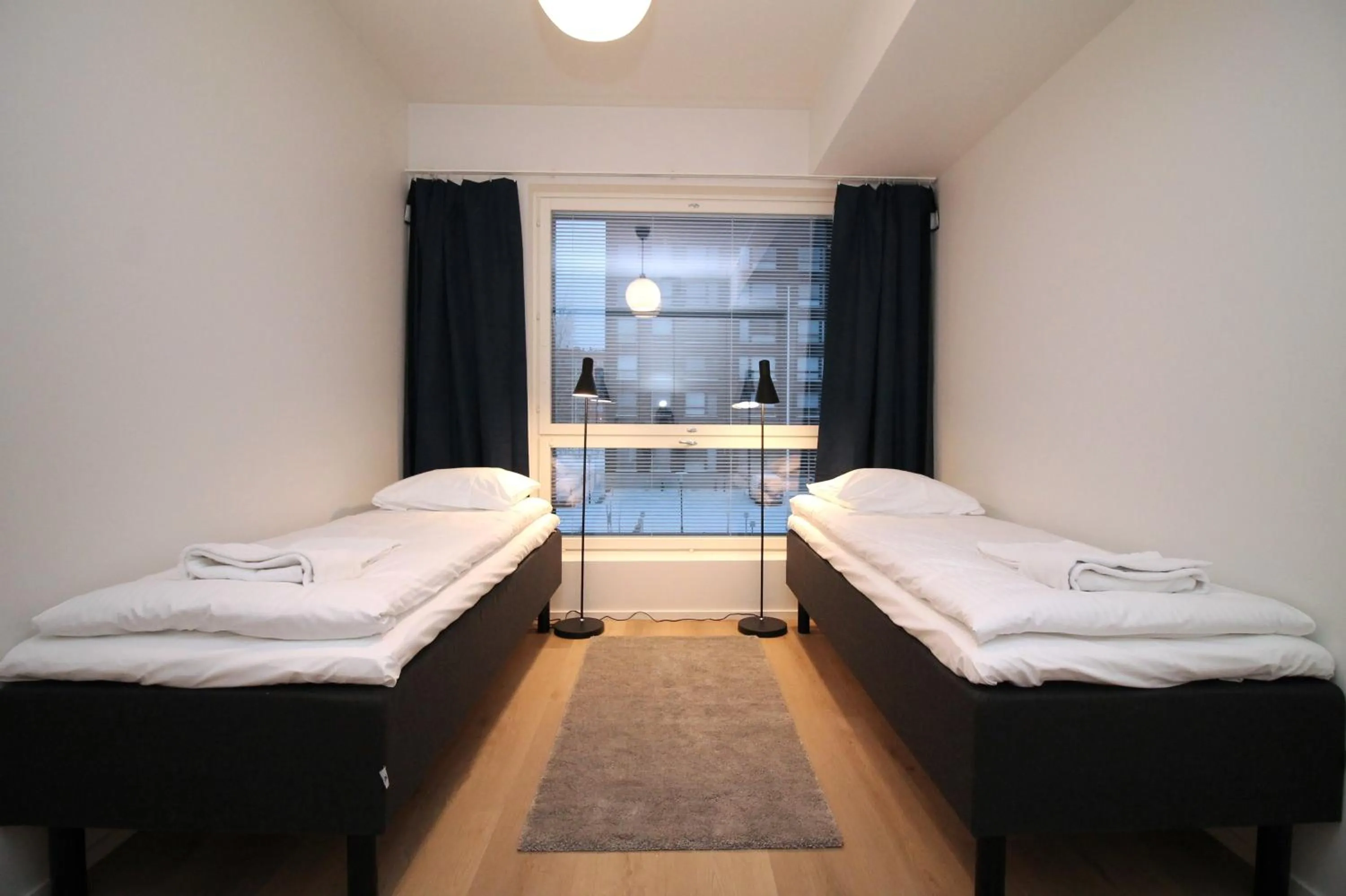 Bed in Forenom Serviced Apartments Turku Kirstinpuisto