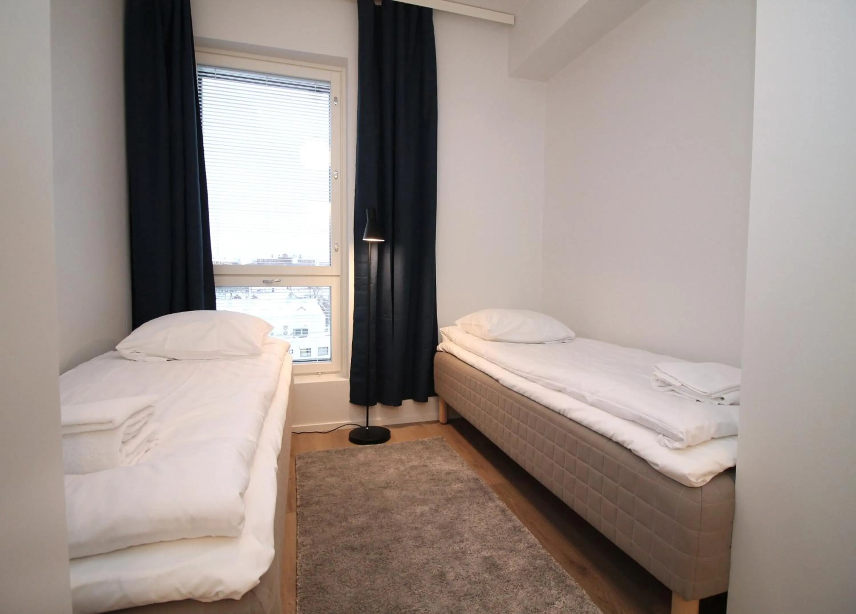 Bed in Forenom Serviced Apartments Turku Kirstinpuisto